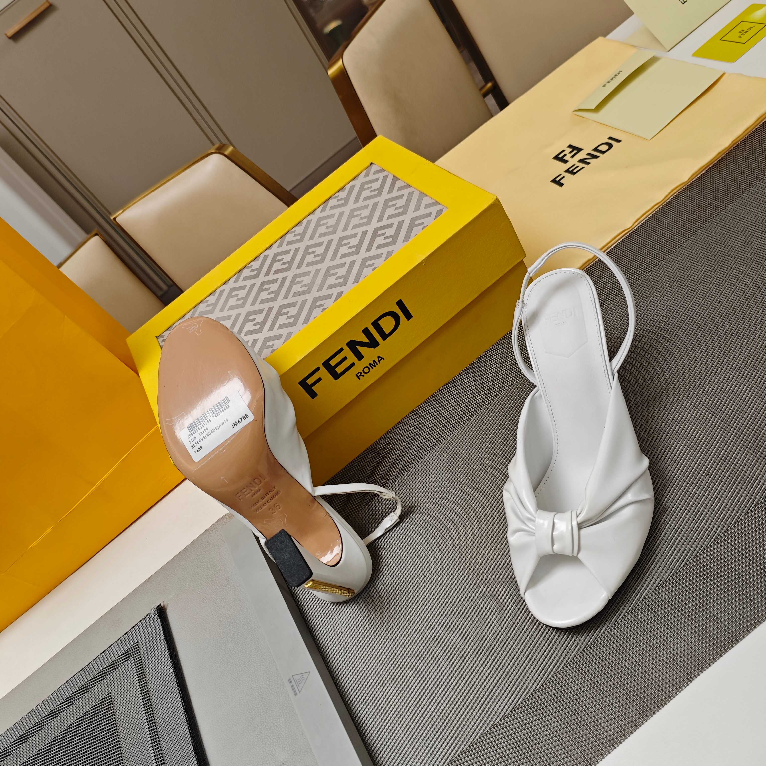 “Fendi 25SS Summer Showers: High-End Metal Marked Shoes Collection for Fashionable Women | 2025 VIP Edition” - 图片 8