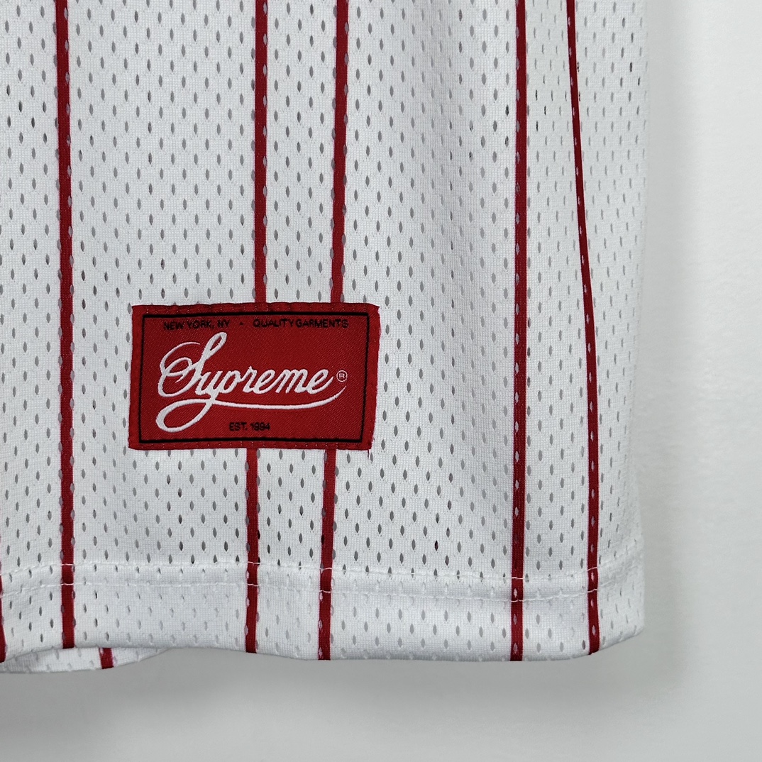 Supreme SS24 Star Basketball Jersey - White/Red Mesh Sleeveless Top 6 i1728107207 6546 7