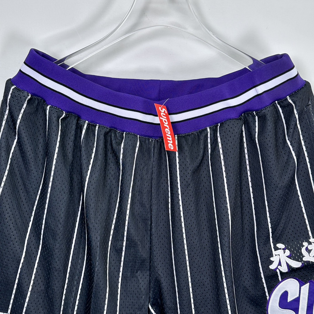 Supreme SS24 Week 18 Star Basketball Jersey Shorts - Black and White, S-XL 3 i1729827683 173 1
