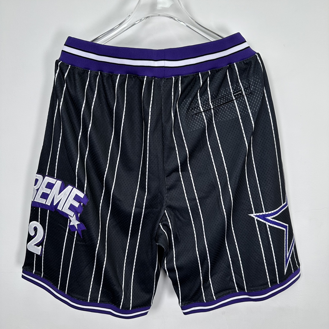 Supreme SS24 Week 18 Star Basketball Jersey Shorts - Black and White, S-XL 2 i1729827683 3847 0