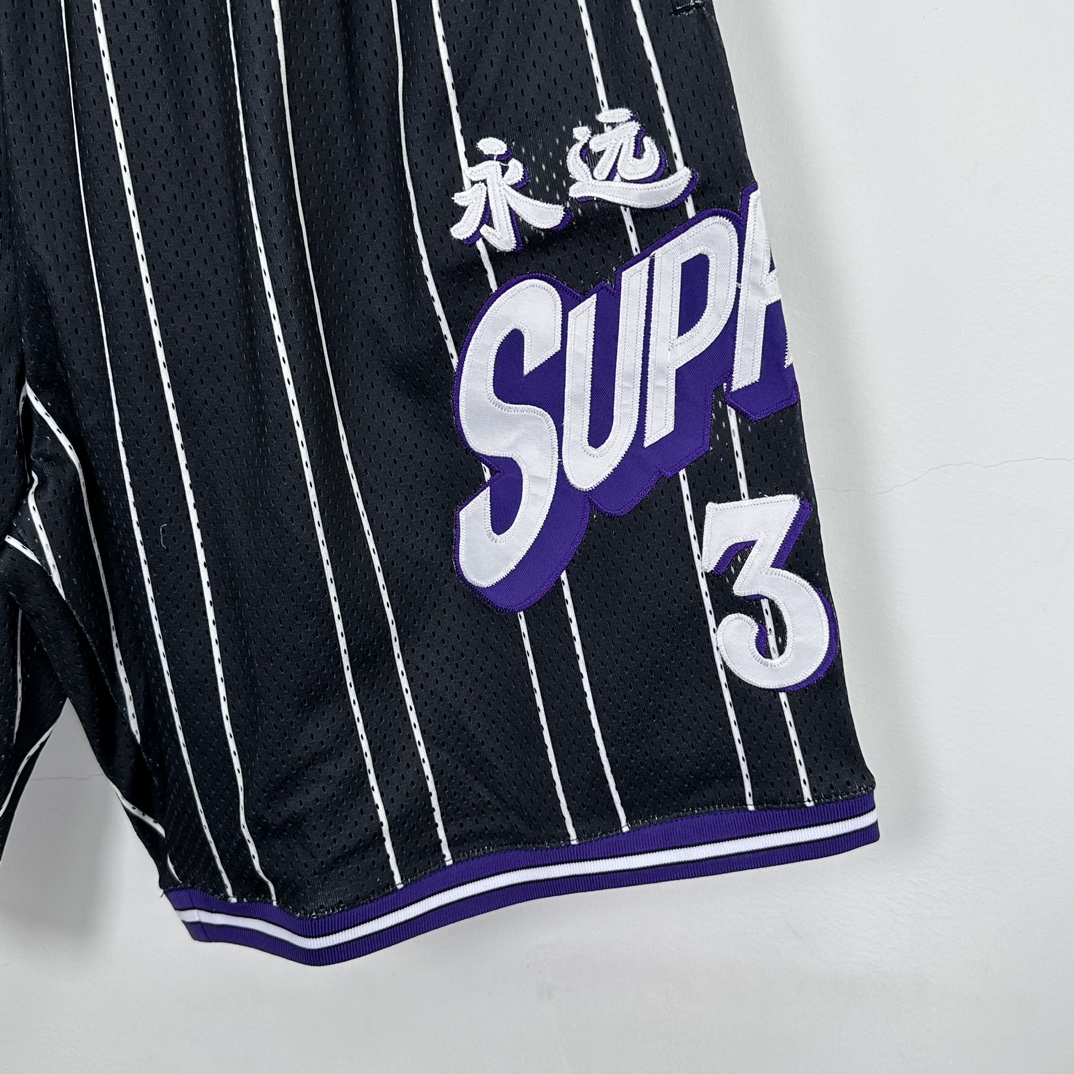 Supreme SS24 Week 18 Star Basketball Jersey Shorts - Black and White, S-XL 5 i1729827683 9948 7
