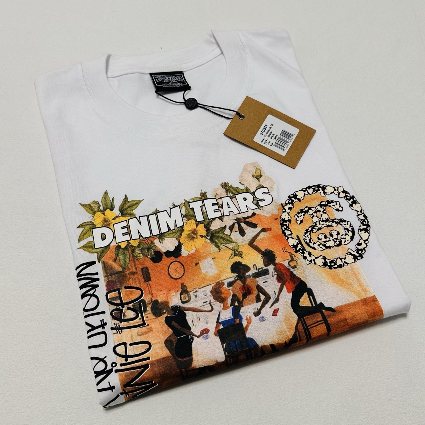 Stussy X DENIM TEARS Annie Lee Tee SS25 Crew Neck Short Sleeve T-Shirt 9 i1740964884996 8608 0 0
