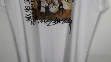 Stussy X Denim Tears Annie Lee Tee SS25 Crew Neck T-Shirt - White