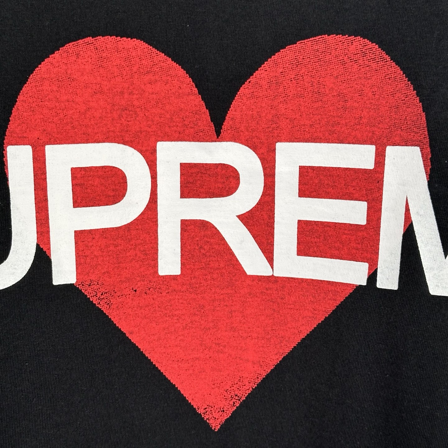 Supreme SS25 Announcing Tee - Heart T-Shirt - Crew Neck - Black and White 10 i1742534449366 2267 0 6