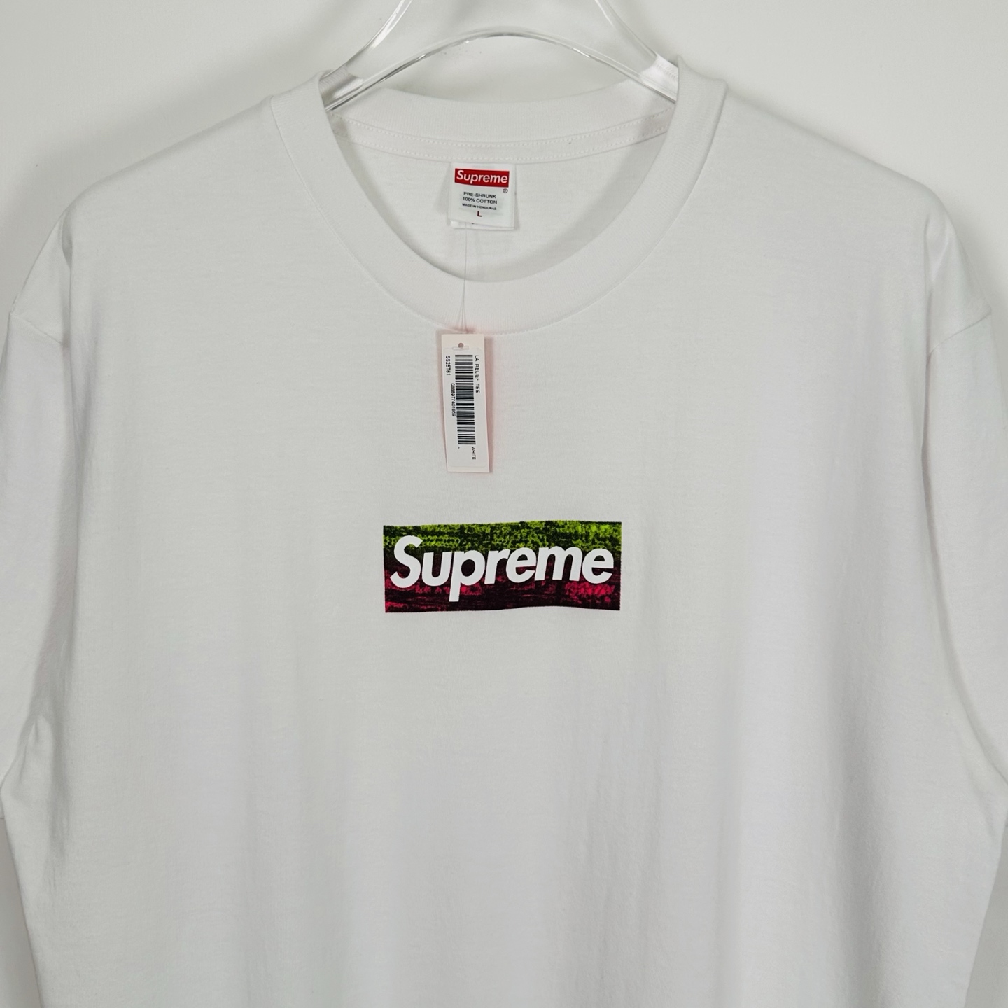 Supreme SS25 LA Wildfire Relief Box Logo Tee - White Short Sleeve T-Shirt 3 i1744438449079 3899 0 2