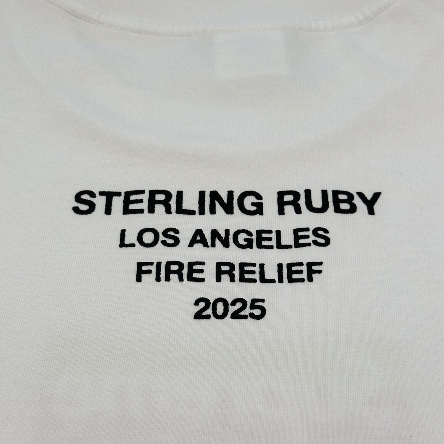 Supreme SS25 LA Relief Box Logo Tee - White Short Sleeve T-Shirt 5 i1744438499823 3260 0 2
