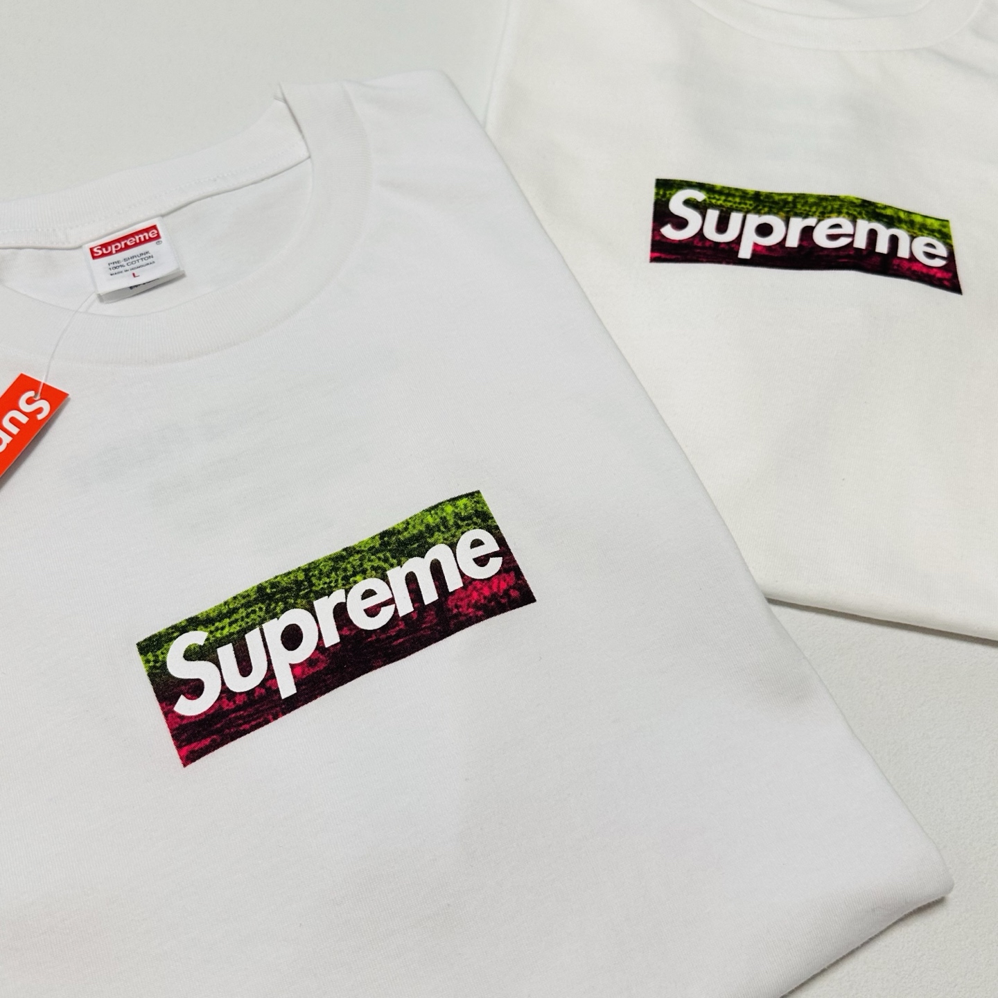 Supreme SS25 LA Relief Box Logo Tee - White Short Sleeve T-Shirt 2 i1744438502219 9763 0 0