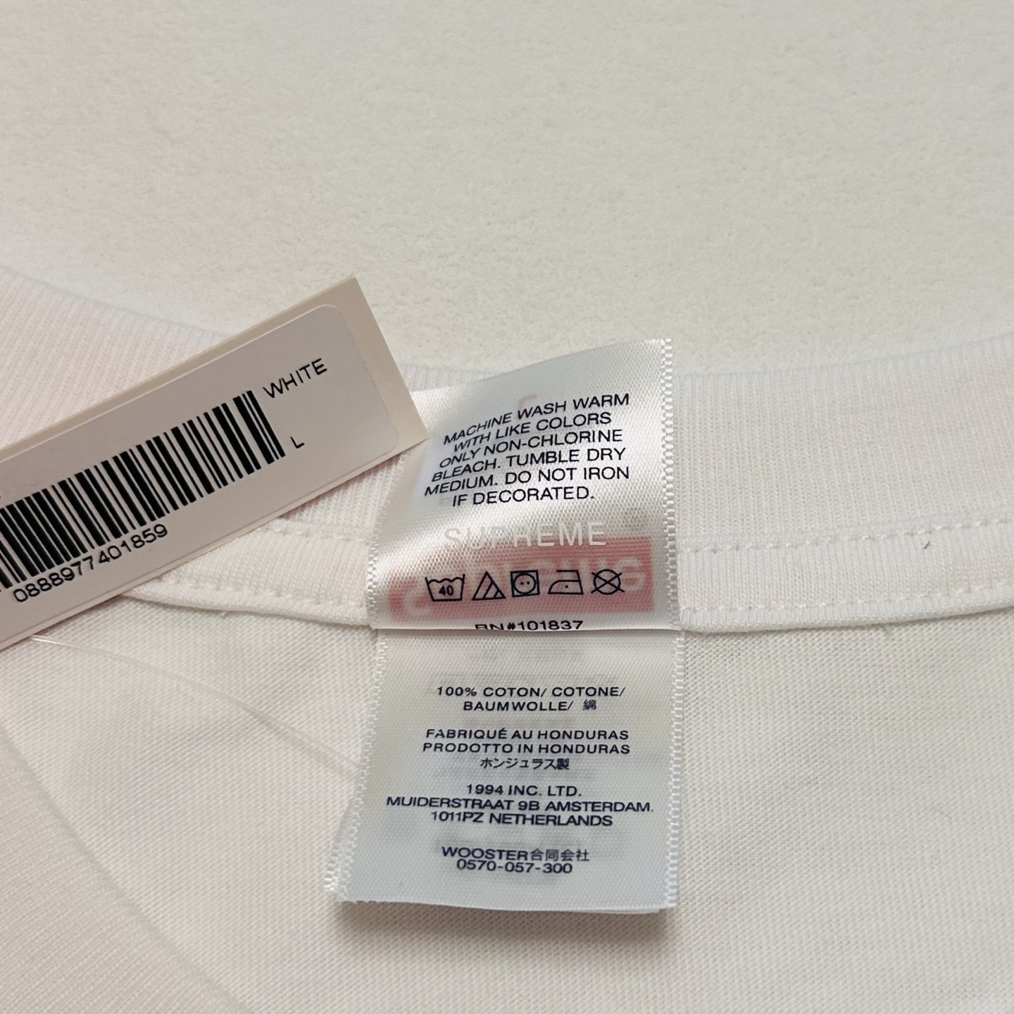 Supreme SS25 LA Relief Box Logo Tee - White Short Sleeve T-Shirt 8 i1744438502236 7265 0 7