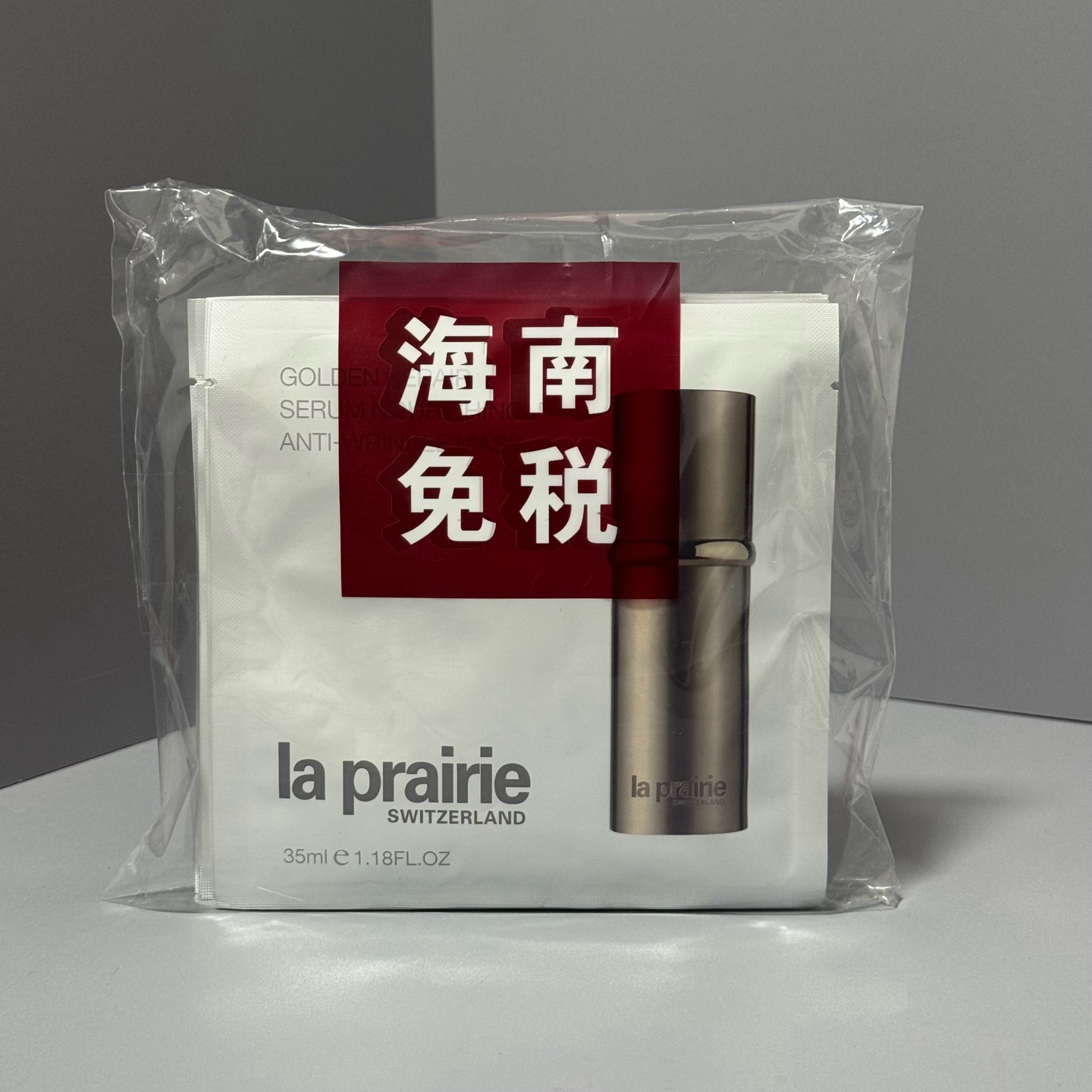 20! Mascarilla de oro de lujo de La Prairie, 10 unidades