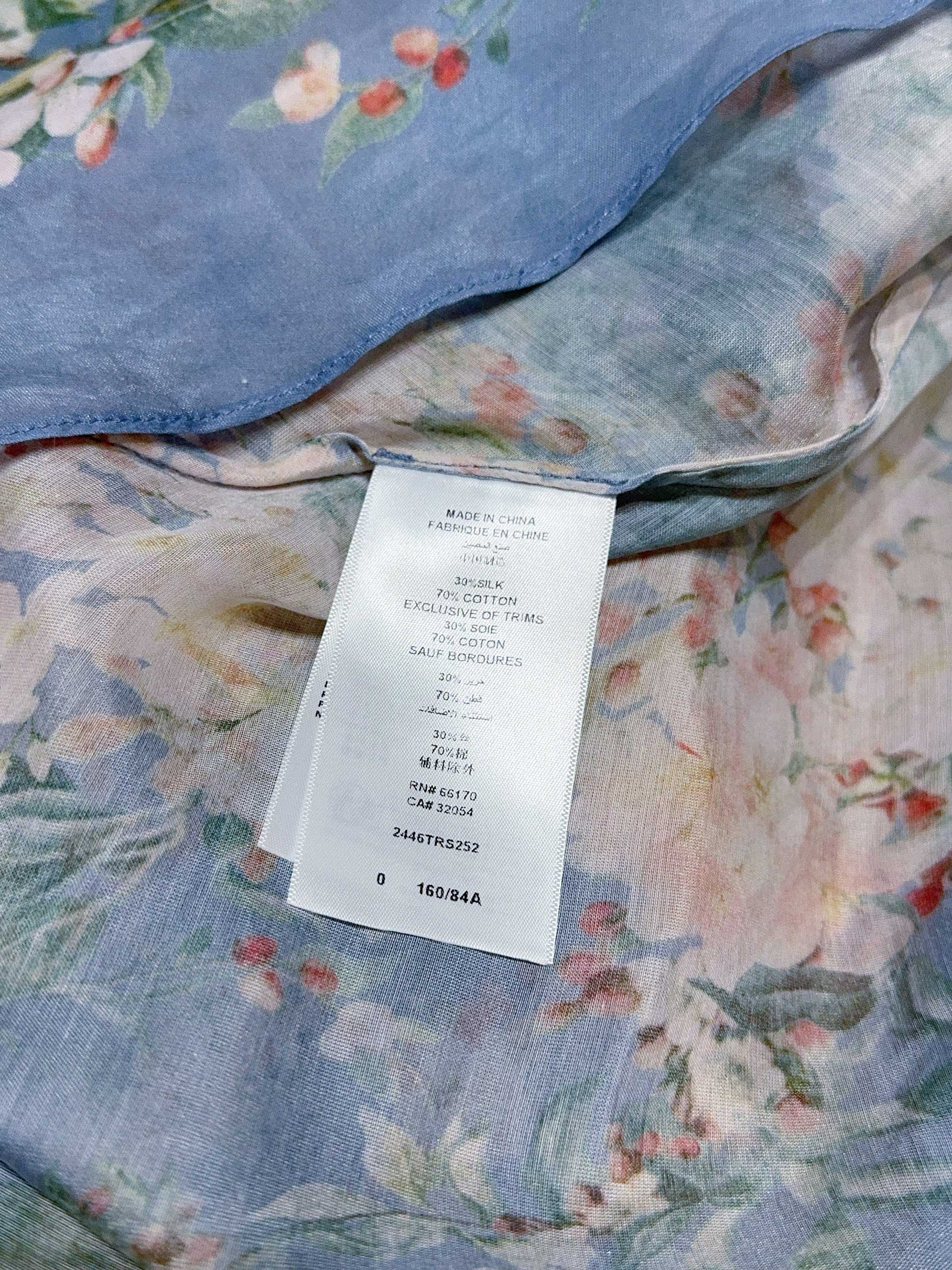 Zimmermann Cascadian Tiered Gown Floral Print Silk Cotton Maxi Dress 8 a1751447227448 3152