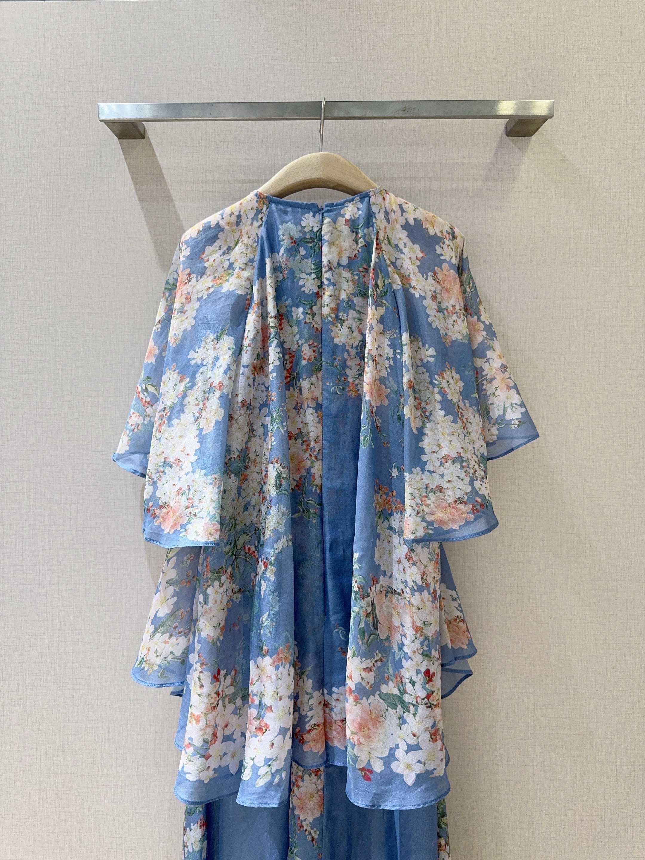 Zimmermann Cascadian Tiered Gown Floral Print Silk Cotton Maxi Dress 6 a1751447227583 7714