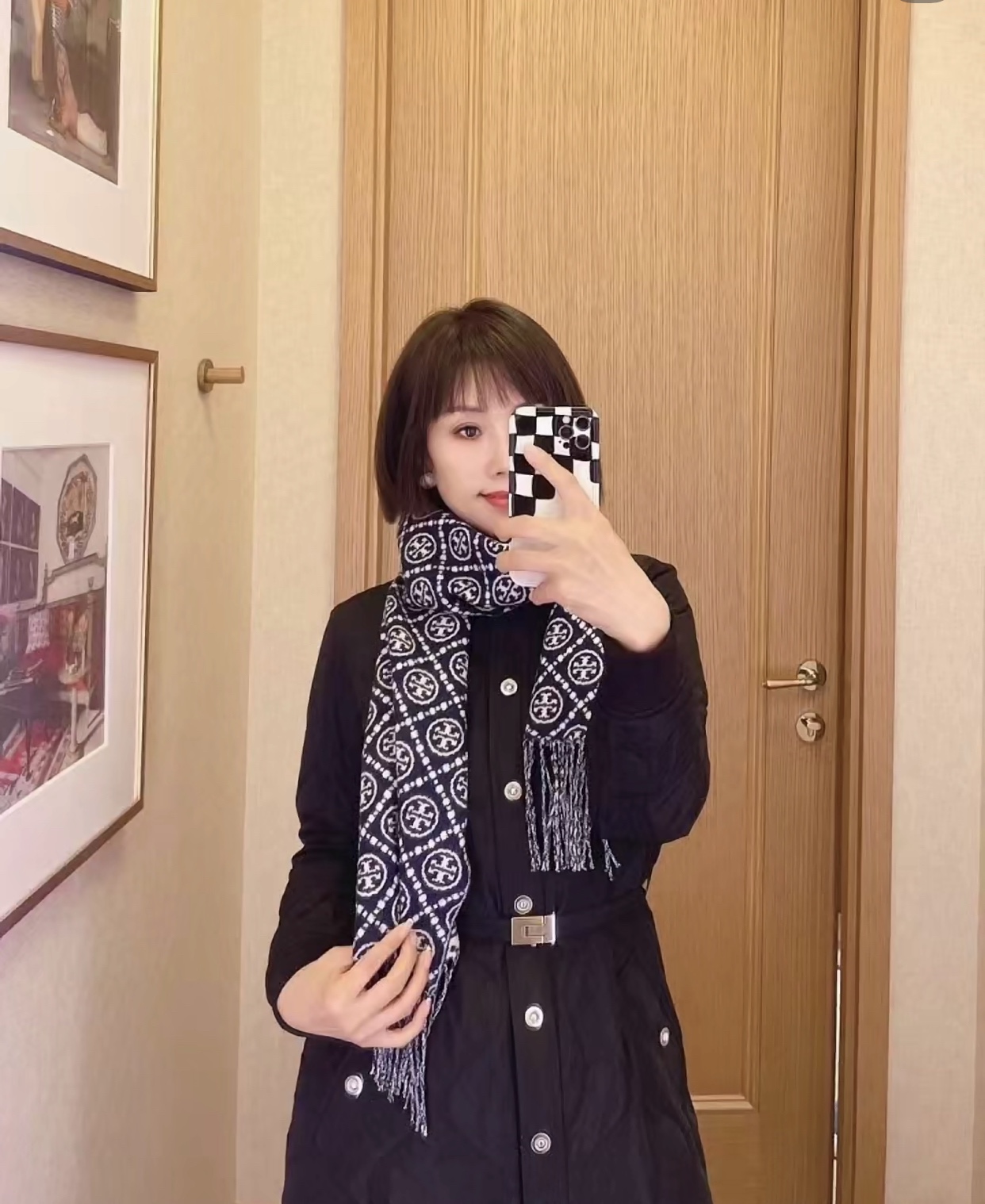 多种系法可以当围巾 7