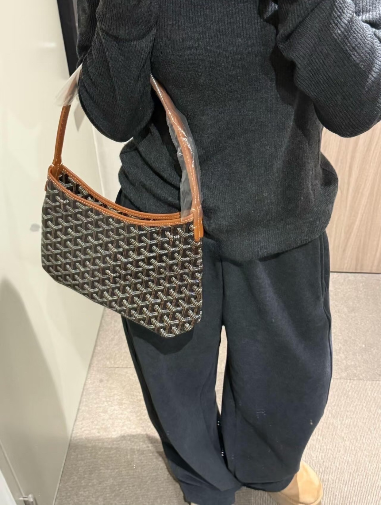 托德斯 高雅德 高定典藏经典高奢皮具手袋托特包斜挎包女包 #BF272226 3