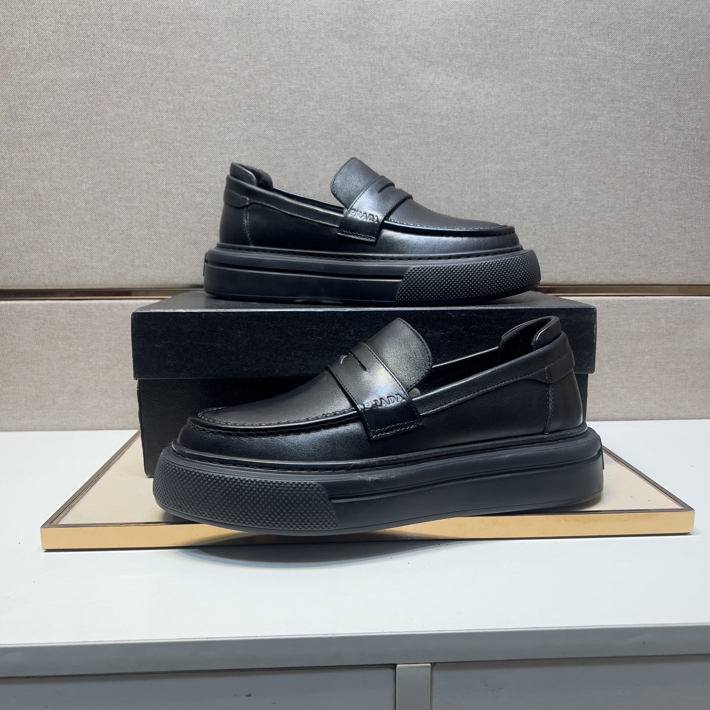 Prada Men's Leather Loafers - Stylish, Comfortable, Durable, Sizes 38-44 6 i1742575754652 5036 0 4