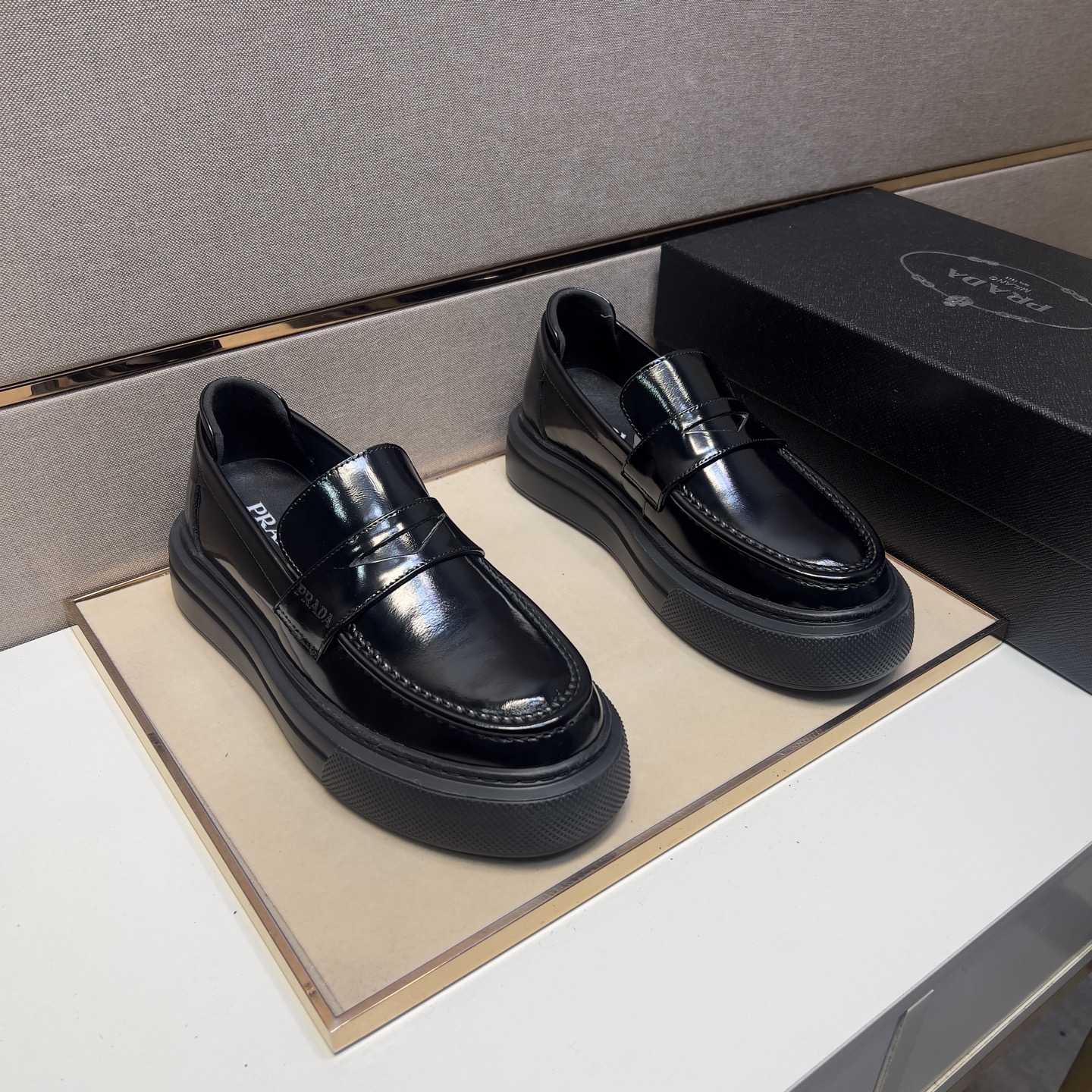 Prada Men's Leather Loafers - Comfortable, Breathable & Durable - Sizes 38-44 2 i1742575873646 6124 0 0