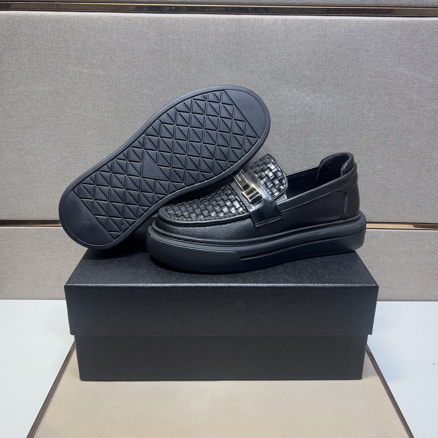 Prada Men's Leather Loafers - Comfortable, Breathable & Durable Design 9 i1742575984376 8568 0 7