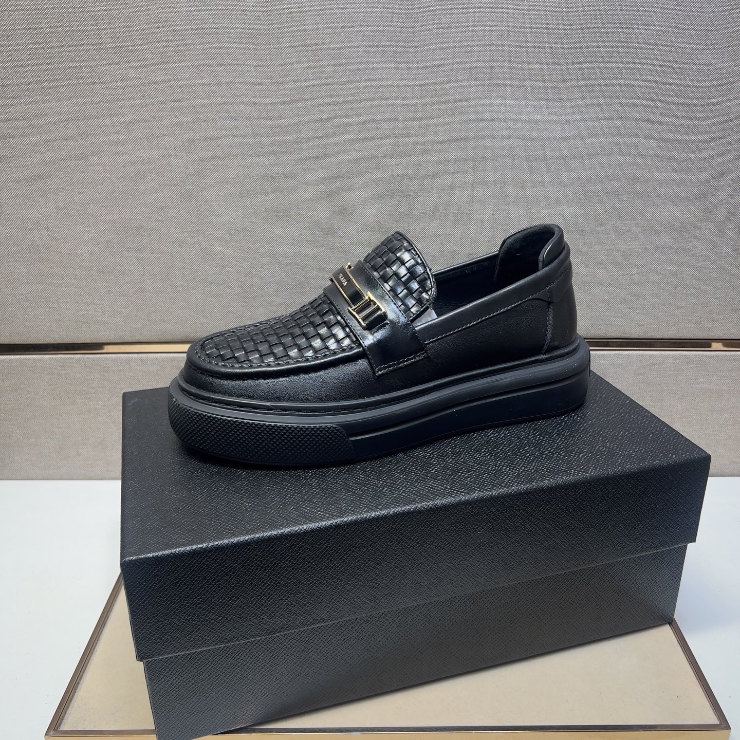 Prada Men's Leather Loafers - Comfortable, Breathable & Durable Design 5 i1742575985566 2038 0 3
