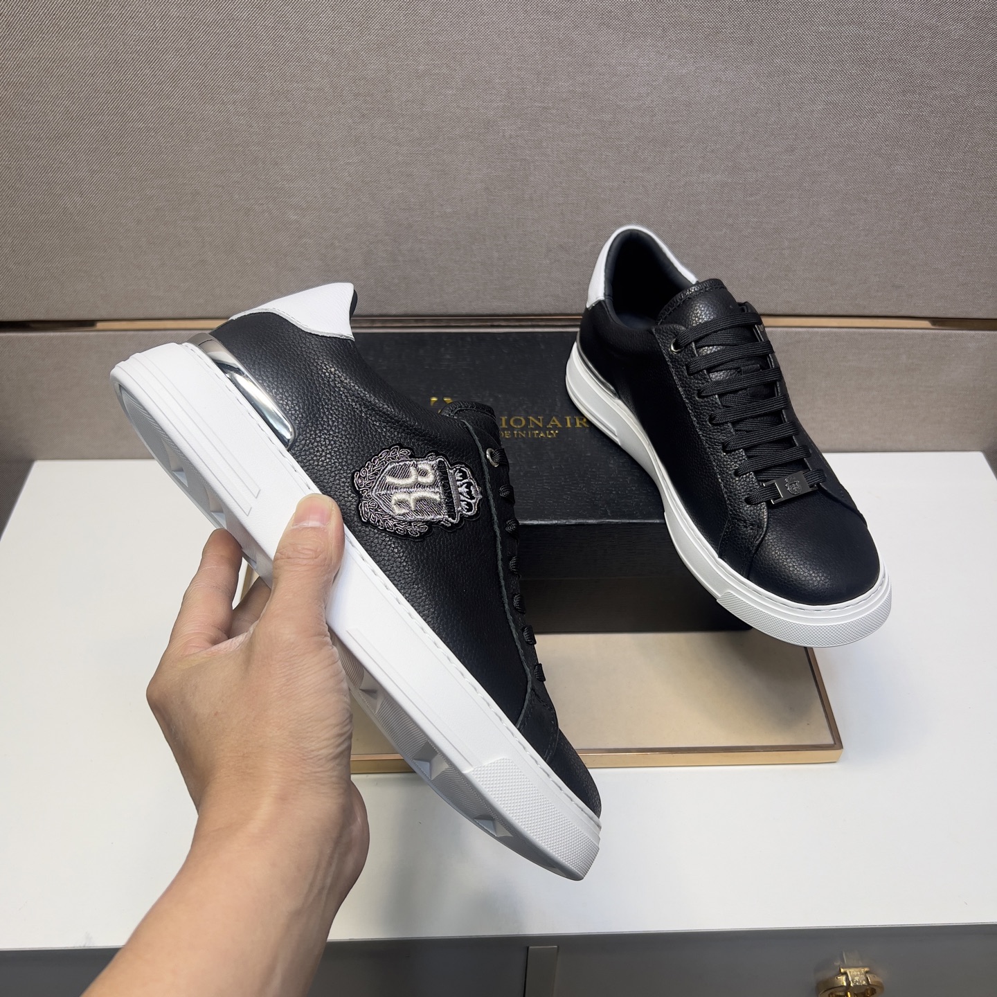 Luxury Leather Sneakers for Men, Available in sizes 39-44 8 i1742660868789 495 0 6