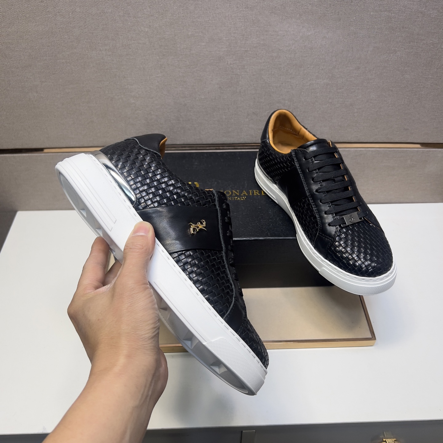 Billionaire 2025 Leather Men's Casual Shoes - Comfortable & Stylish 8 i1742661084440 3268 0 6