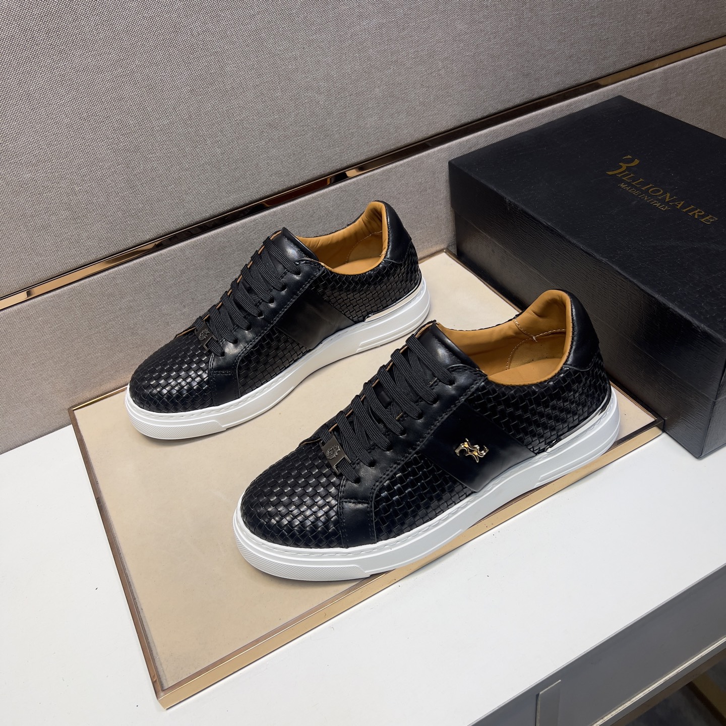 Billionaire 2025 Leather Men's Casual Shoes - Comfortable & Stylish 3 i1742661085628 9078 0 1