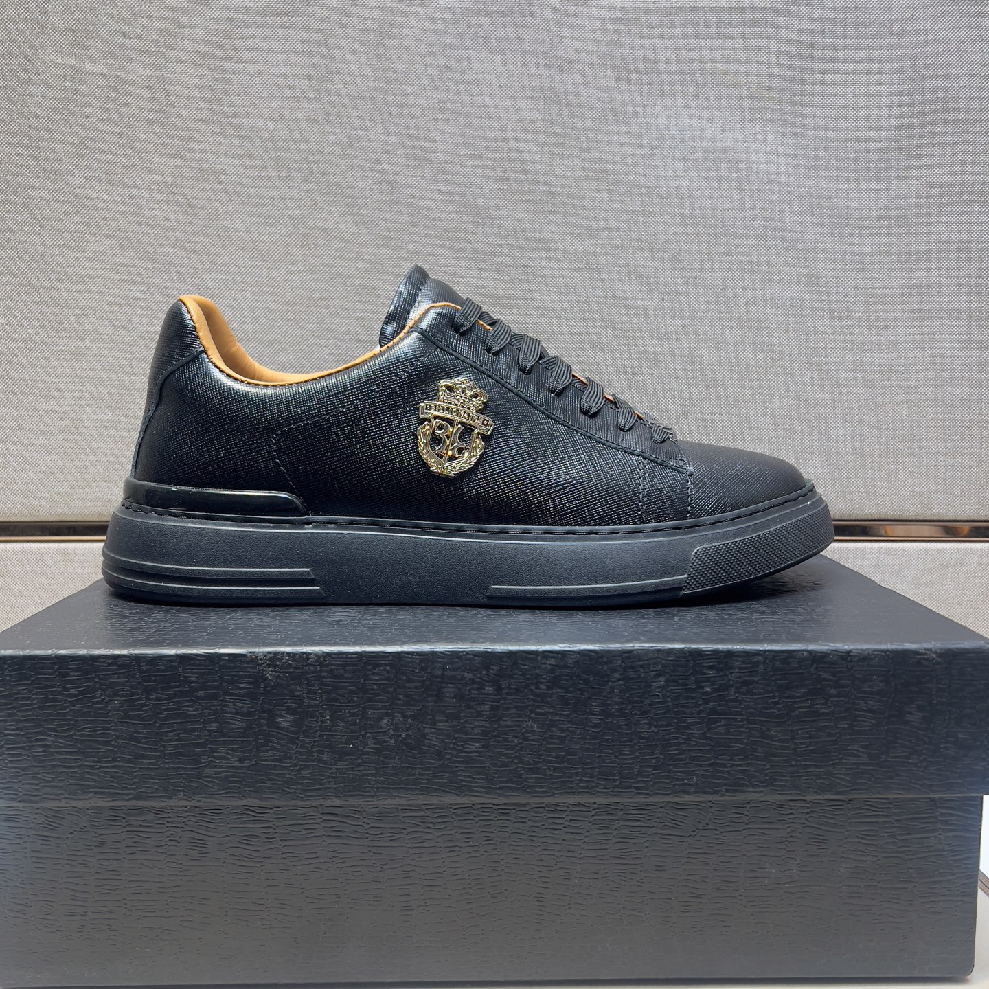 Billionaire Leather Lace-Up Sneakers, Comfortable & Breathable, Sizes 39-44 4 i1742661135470 4180 0 2