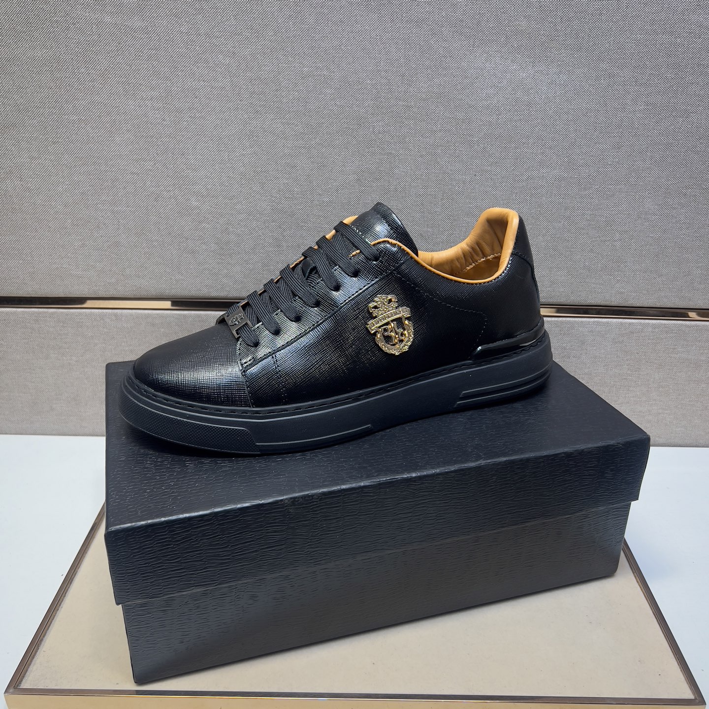 Billionaire Leather Lace-Up Sneakers, Comfortable & Breathable, Sizes 39-44 5 i1742661136224 5421 0 3