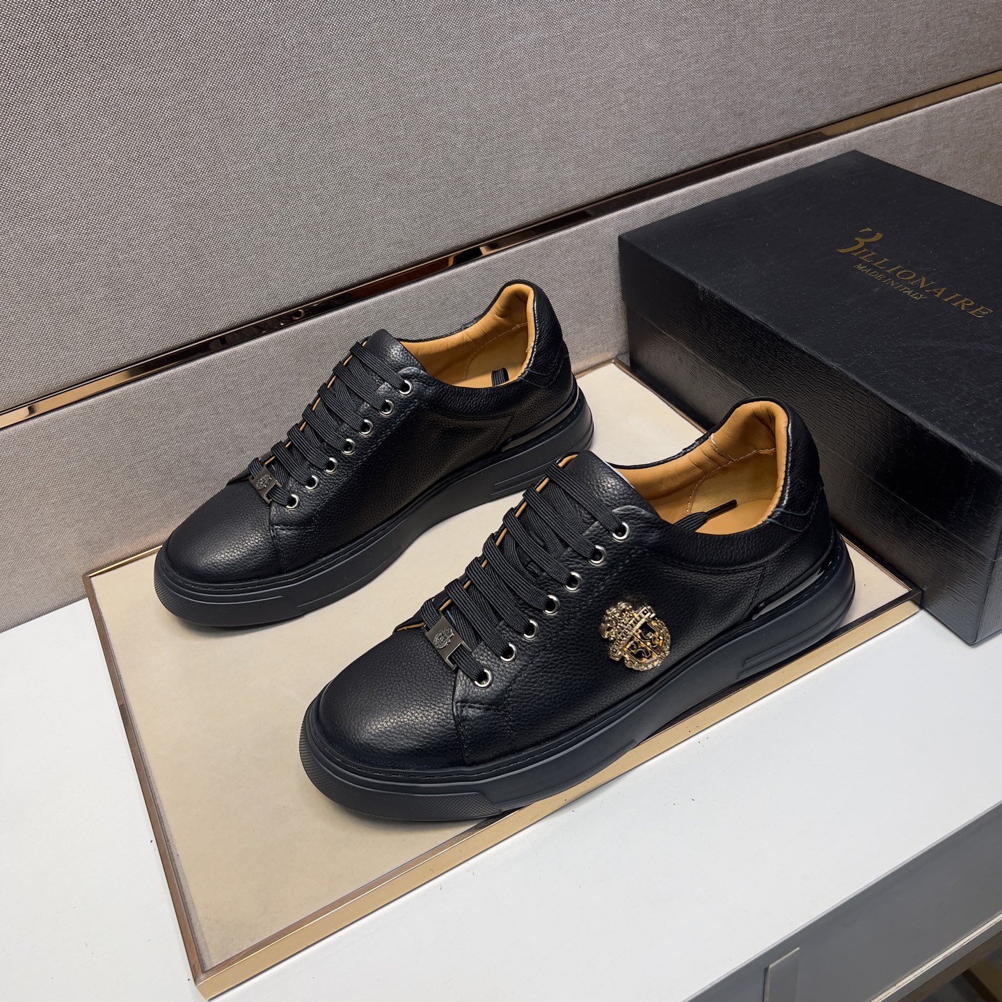 Billionaire 2025 Leather Sneakers for Men - Sizes 39-44 3 i1742661214822 1871 0 1