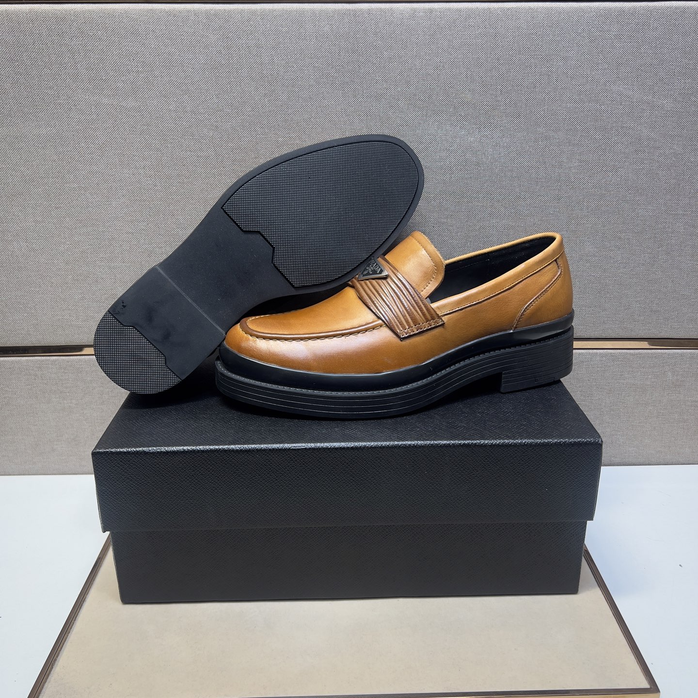 Prada Men's Leather Loafers, Comfortable & Breathable, Sizes 38-44 9 i1742749438488 6627 0 7