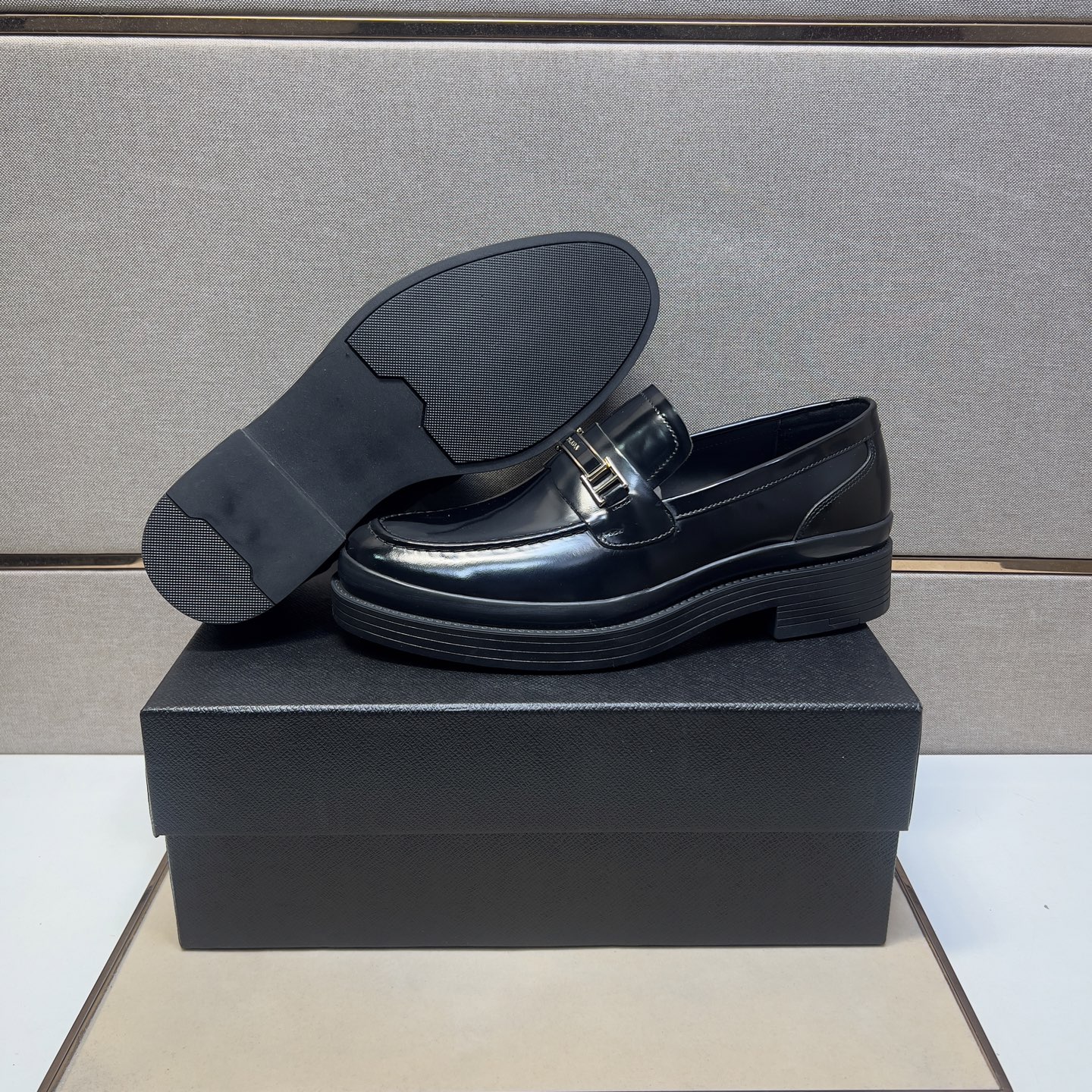Prada Men's Leather Loafers - Classic Style, Comfortable Fit, Sizes 38-44 9 i1742749473751 4818 0 7