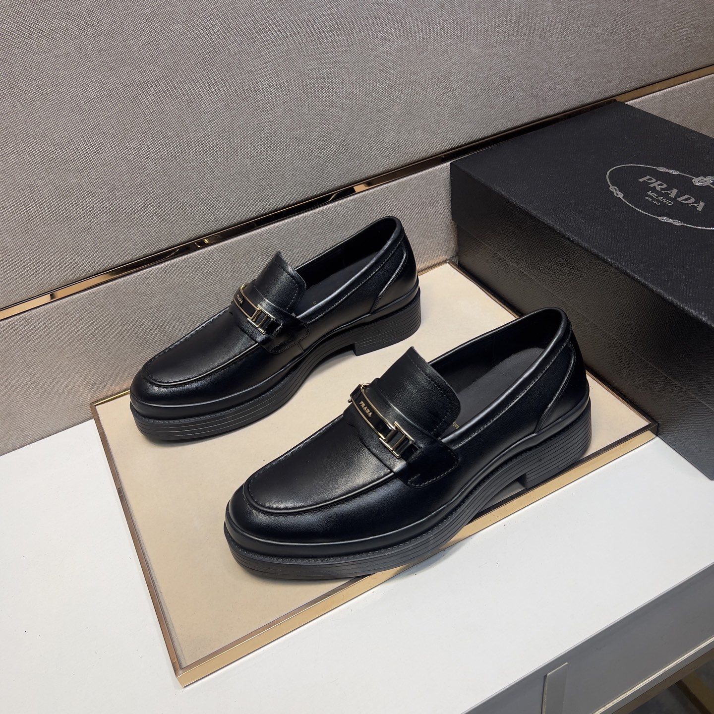 Prada 2025 Leather Loafers for Men - Comfortable & Durable, Sizes 38-44 3 i1742749501925 8056 0 1