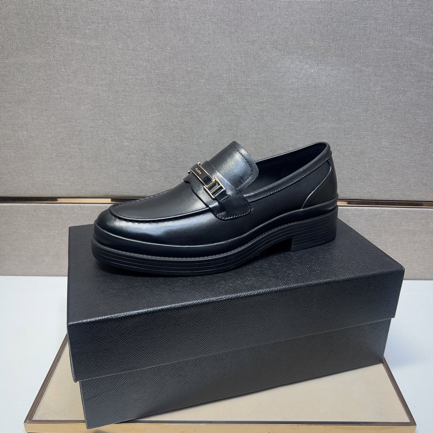 Prada 2025 Leather Loafers for Men - Comfortable & Durable, Sizes 38-44 5 i1742749502715 9610 0 3
