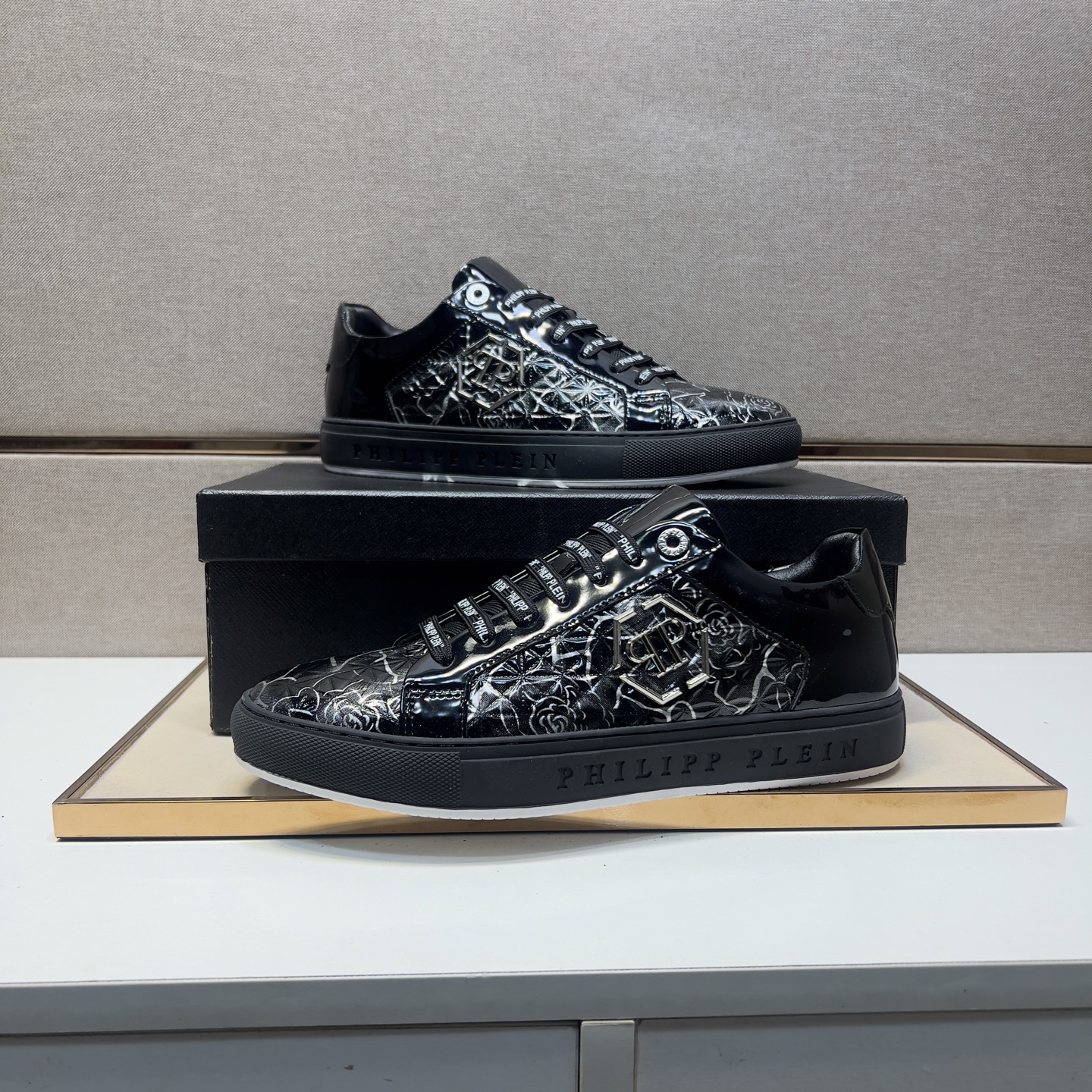 Philipp Plein Men's 2024 Leather Sneakers, Sizes 38-44, Multiple Colors 6 i1742832980635 2490 0 4