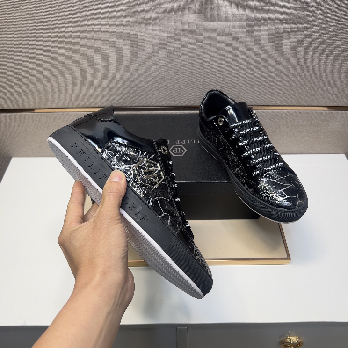Philipp Plein Men's 2024 Leather Sneakers, Sizes 38-44, Multiple Colors 8 i1742832980679 3581 0 6