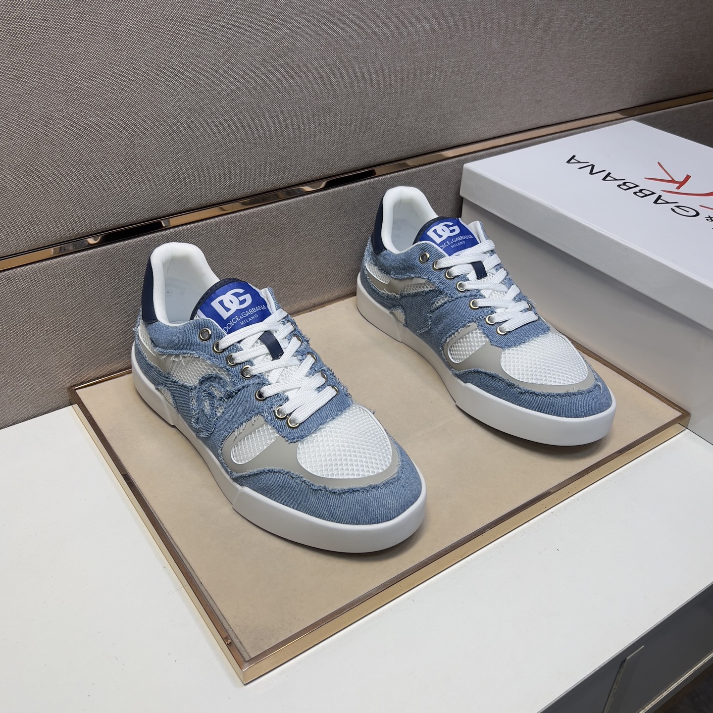 Dolce & Gabbana Denim & Mesh Sneakers Comfortable Breathable Couple Shoes 2 i1742921353733 1278 0 0