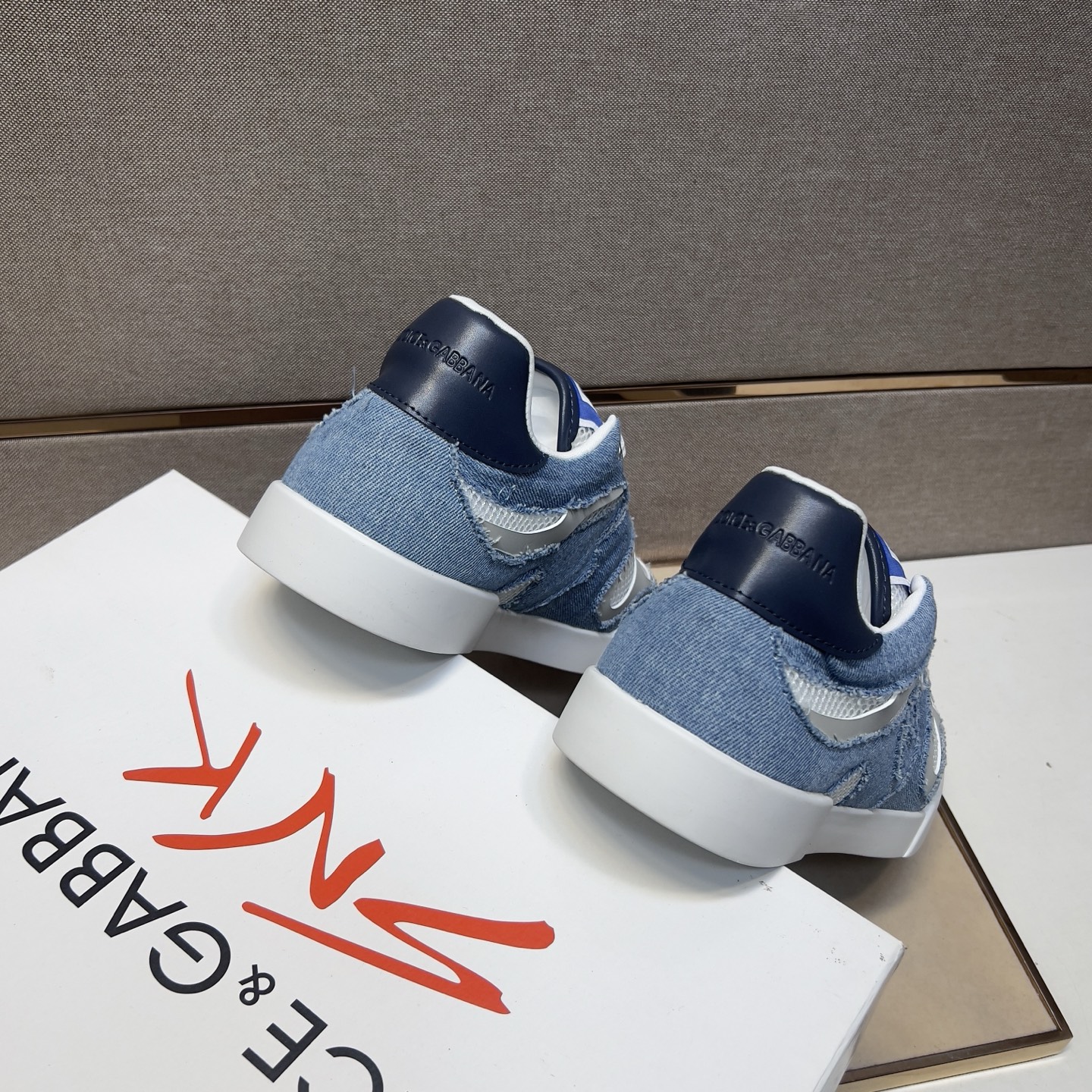 Dolce & Gabbana Denim & Mesh Sneakers Comfortable Breathable Couple Shoes 10 i1742921354687 8745 0 8