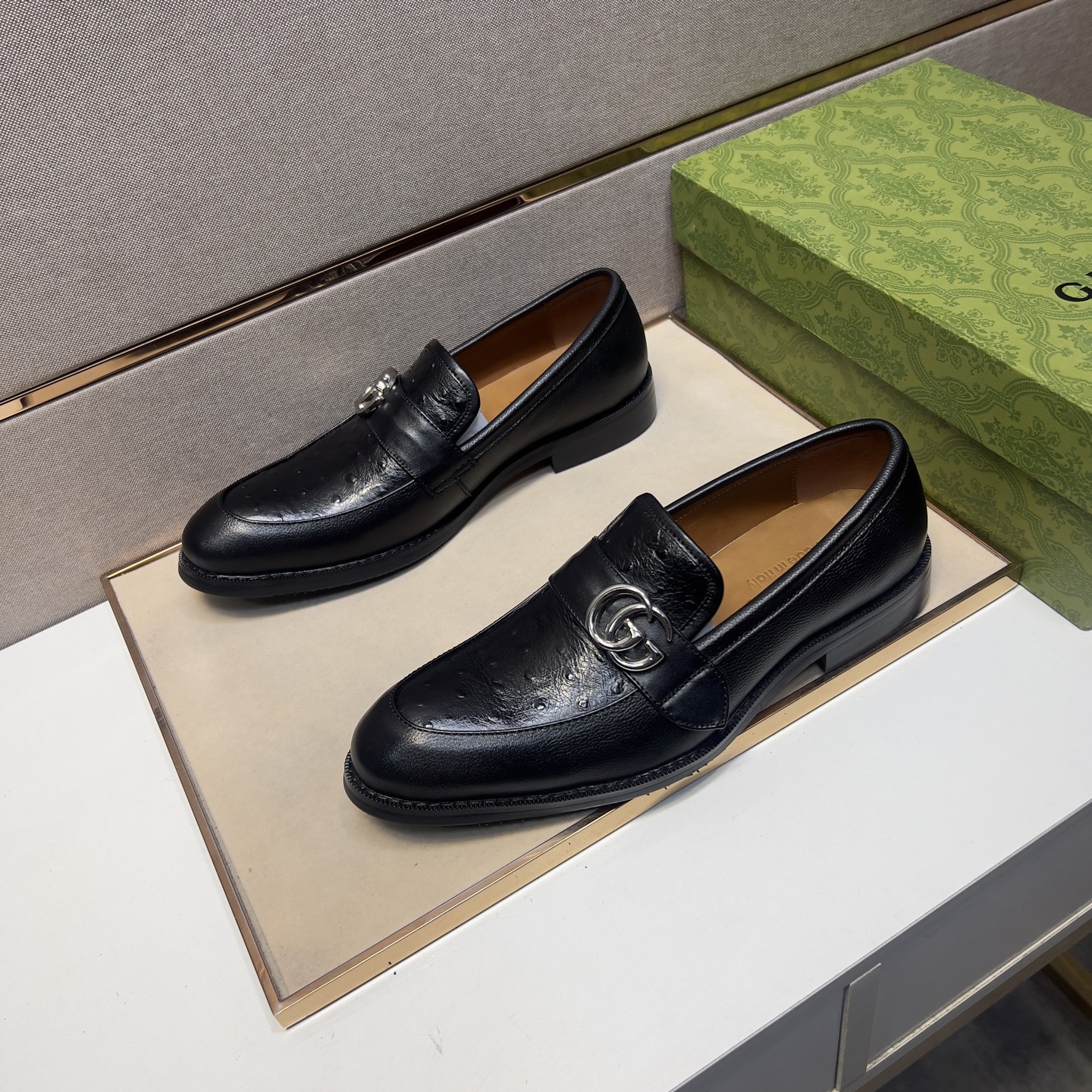 Gucci Men's Leather Loafers with Double G Hardware - Black, Sizes 39-44 3 i1743440684052 5426 0 1