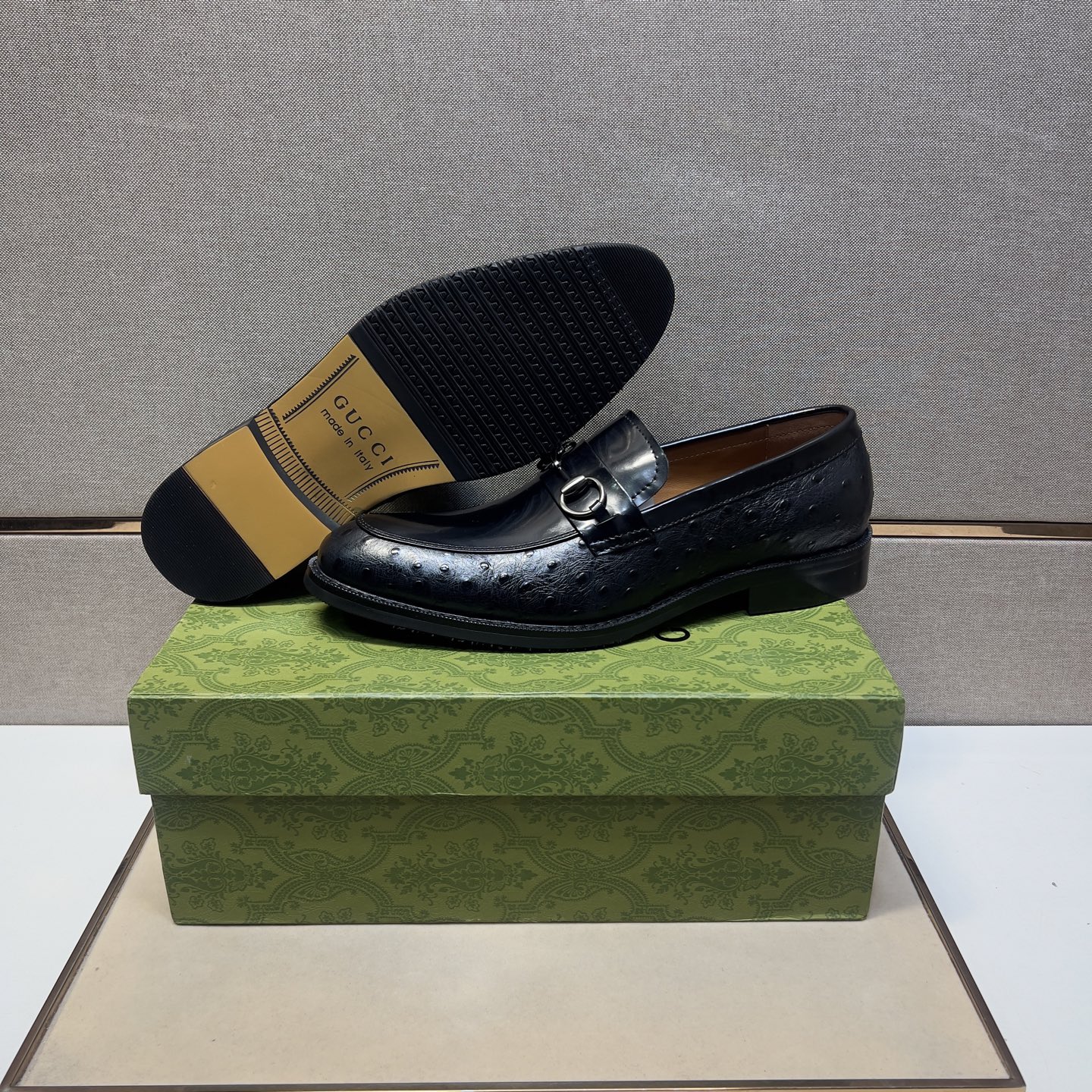 Gucci Men's Black Leather Horsebit Loafers Dress Shoes Size 39-44 9 i1743440707603 5011 0 7