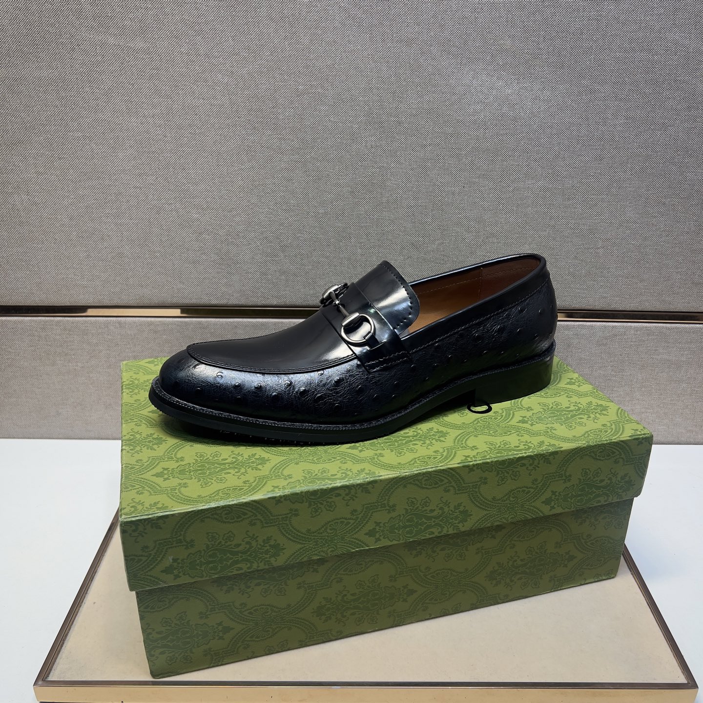 Gucci Men's Black Leather Horsebit Loafers Dress Shoes Size 39-44 5 i1743440708443 6883 0 3