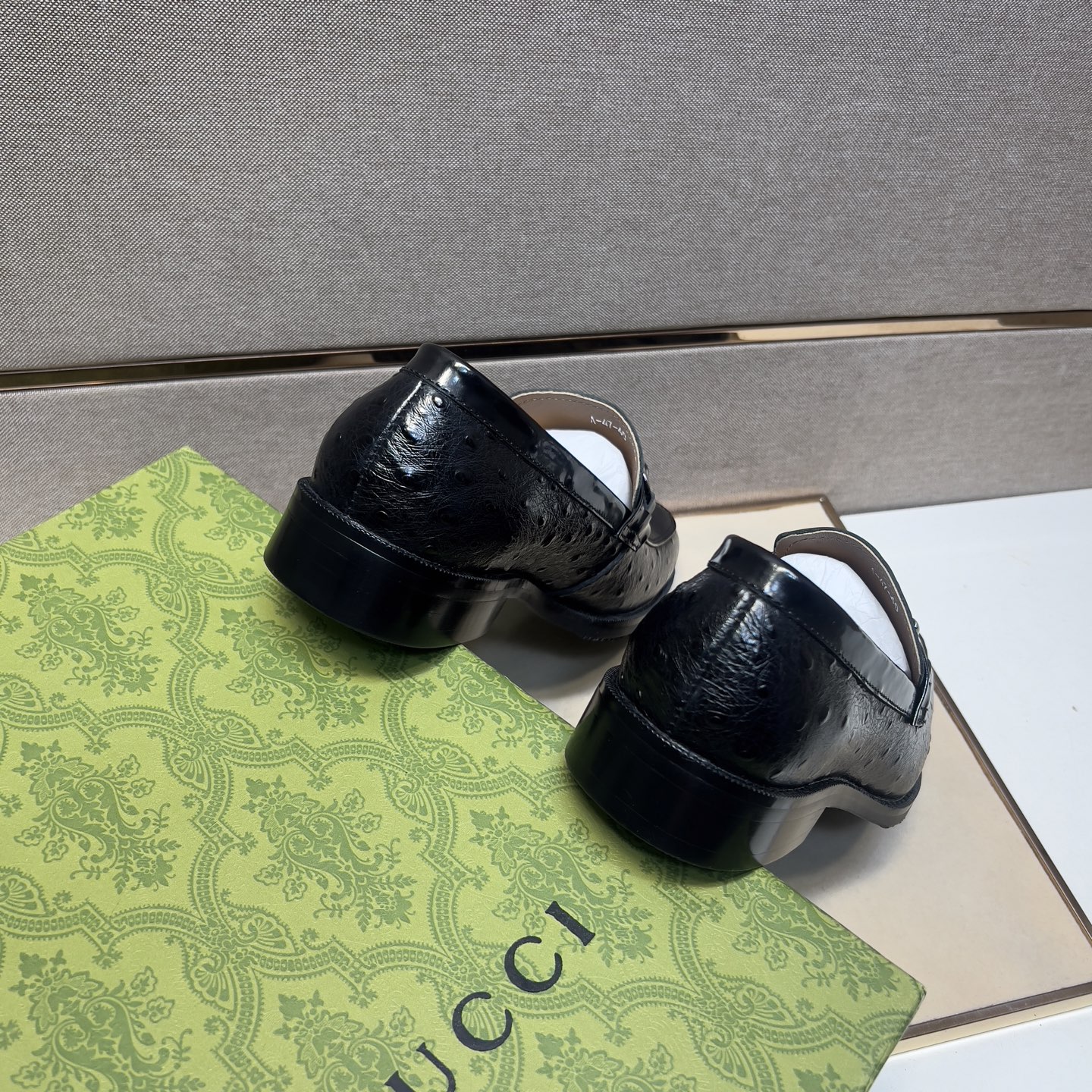 Gucci Men's Black Leather Horsebit Loafers Dress Shoes Size 39-44 10 i1743440708456 902 0 8