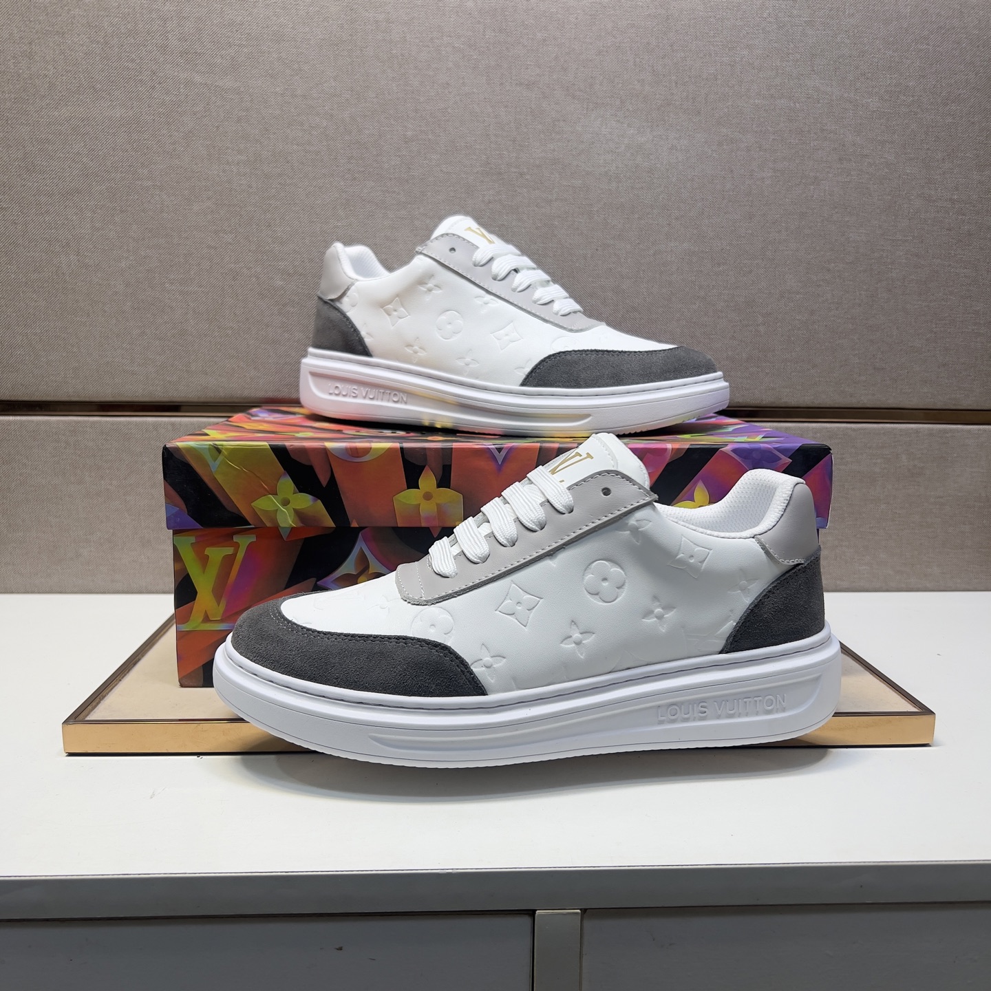 Louis Vuitton Men's Casual Sneakers - Comfortable & Breathable, Size 38-44 6 i1743526315782 950 0 4