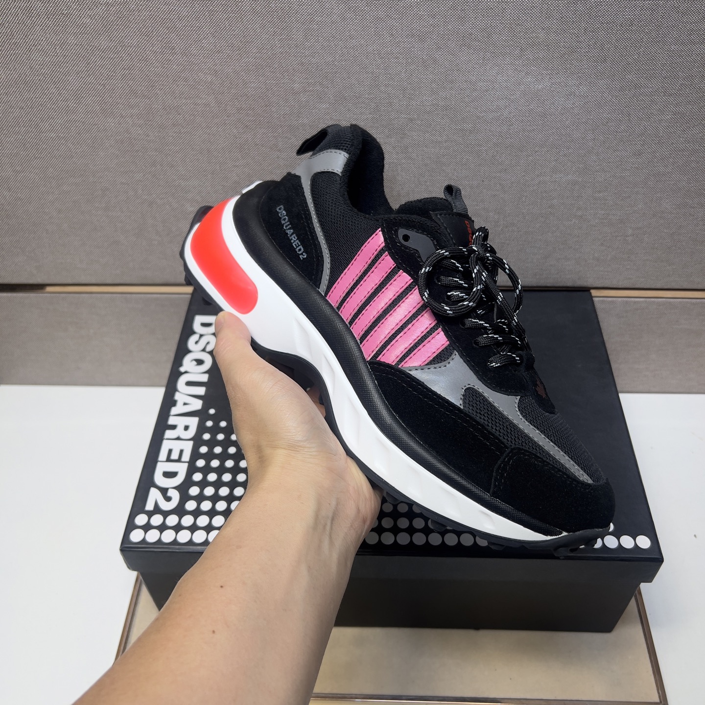 Dsquared2 Men's Multi-Panel Sneakers Breathable Lightweight Size 38-44 7 i1745253958096 1693 0 5