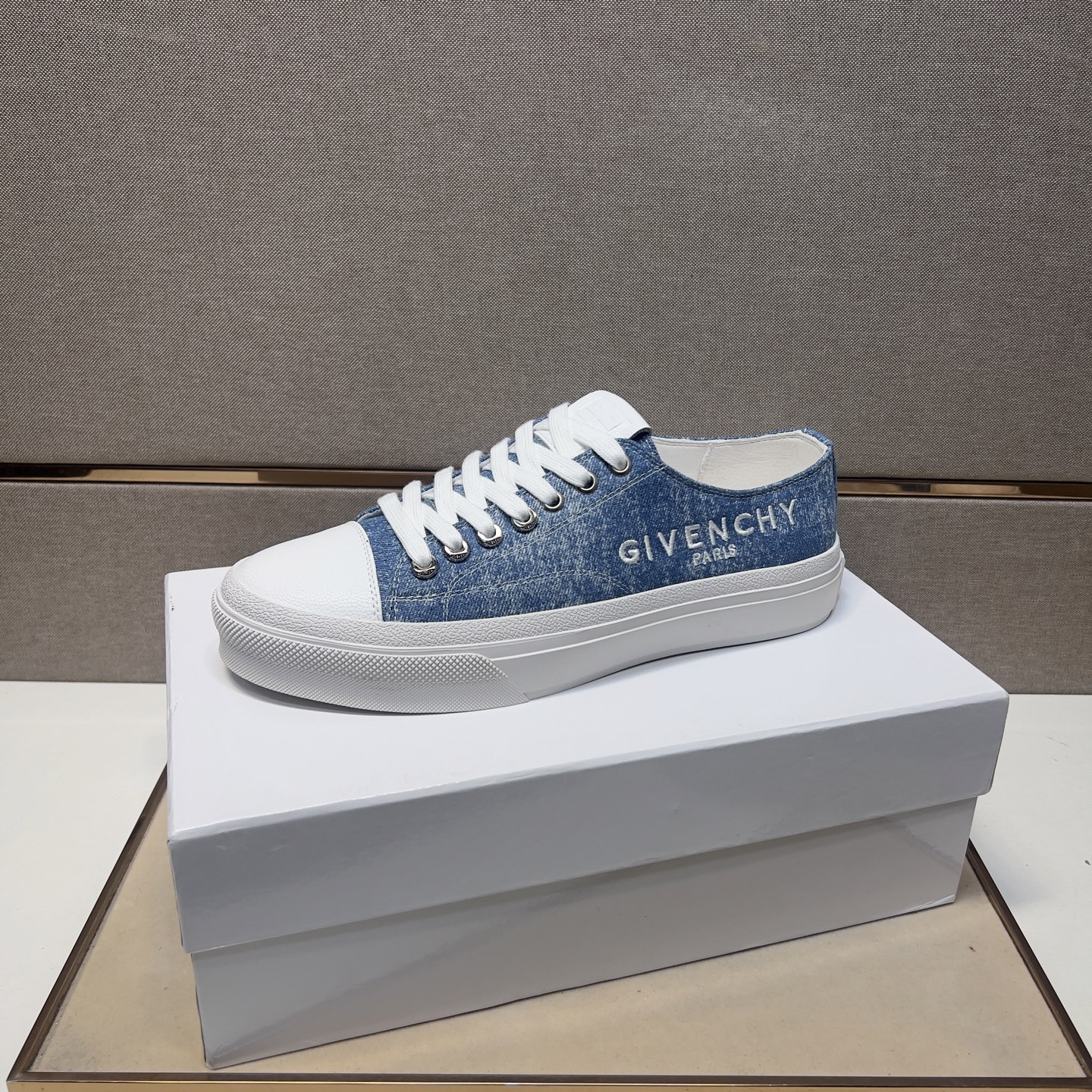 Givenchy Men's Casual Denim Sneakers With Leather Lining-Comfortable 5 i1745340683699 4355 0 3
