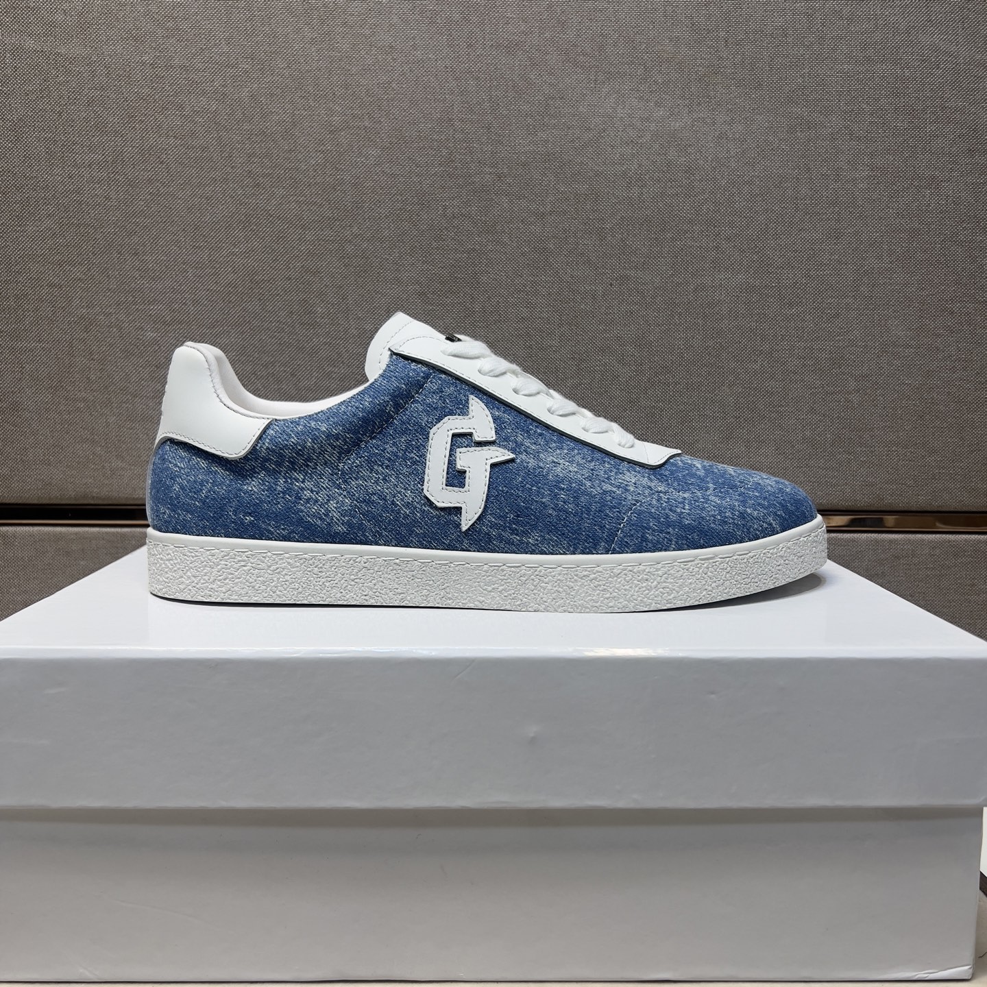 Givenchy Men's Casual Sneakers Blue Denim Leather Trim Size 38-44 4 i1745340838050 2161 0 2