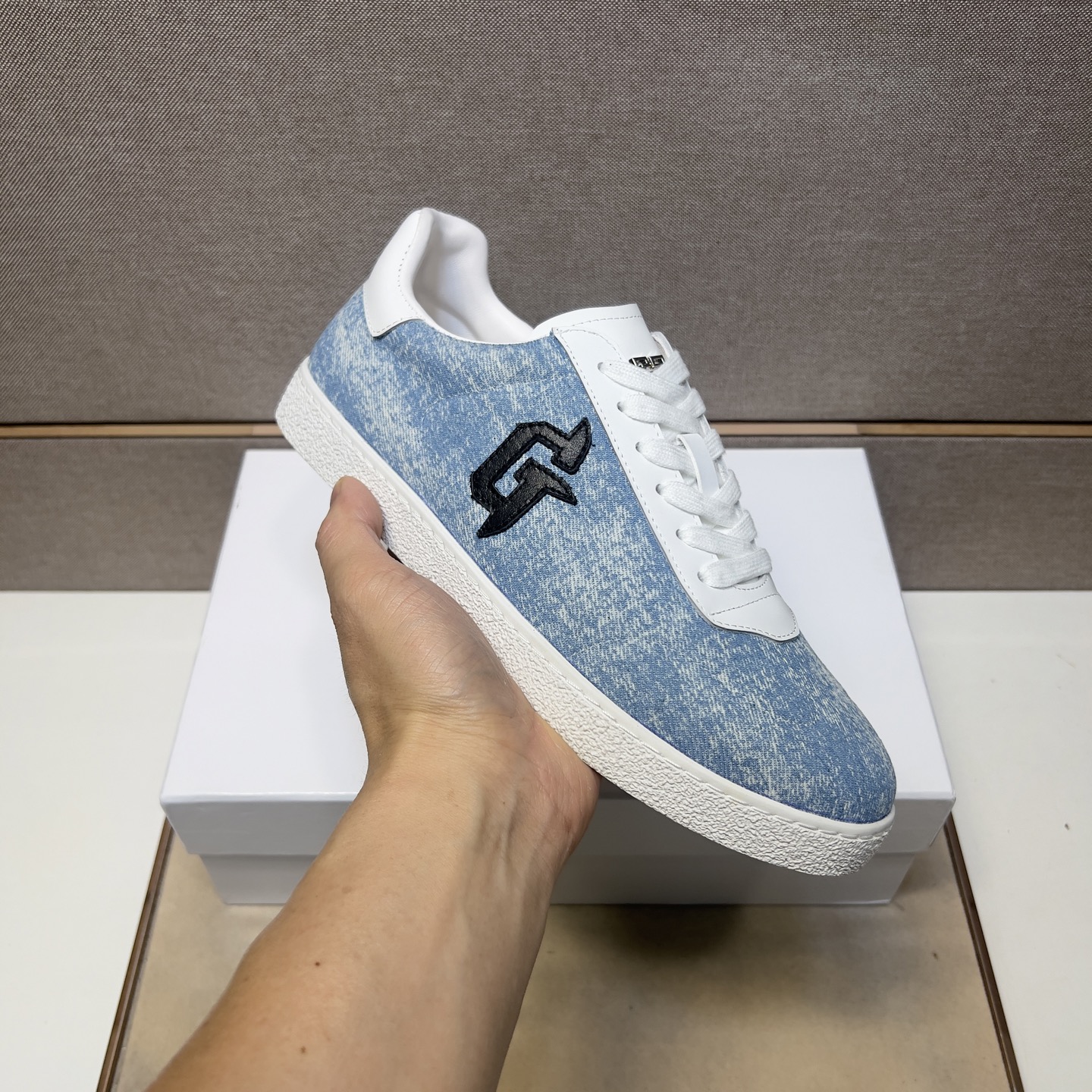 Givenchy Men's Casual Sneakers Denim & Leather Upper Sizes 38-44 7 i1745340866598 9511 0 5