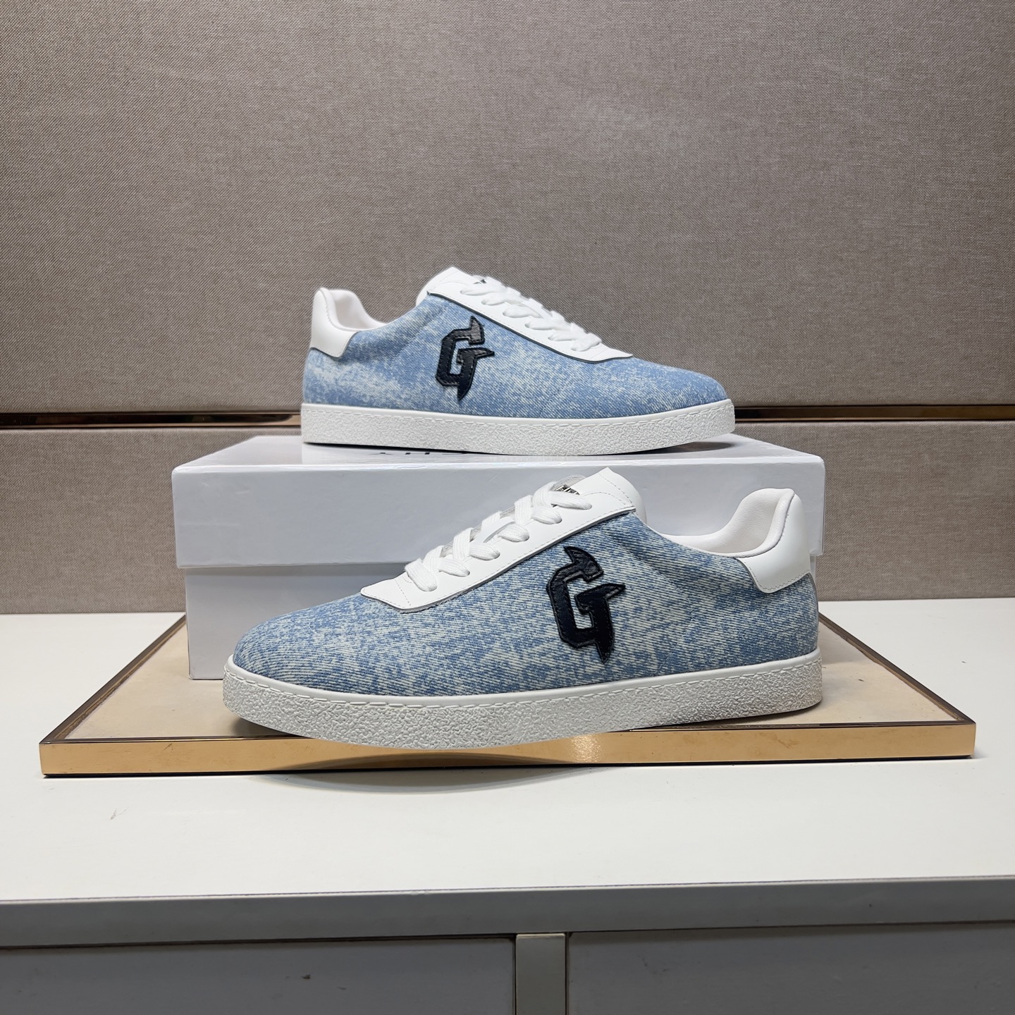 Givenchy Men's Casual Sneakers Denim & Leather Upper Sizes 38-44 6 i1745340866611 6451 0 4