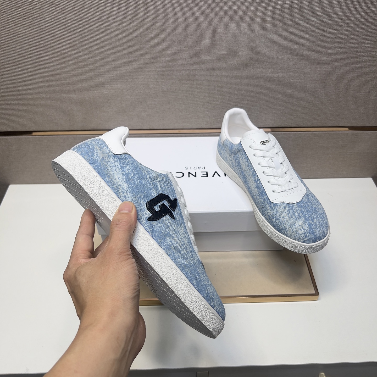 Givenchy Men's Casual Sneakers Denim & Leather Upper Sizes 38-44 8 i1745340866676 5300 0 6