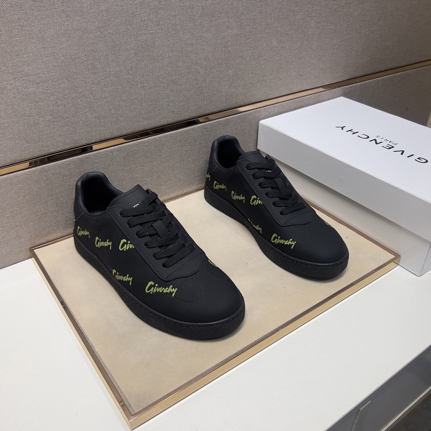 Givenchy Men's Black Leather Sneakers, Sizes 38-44 | Comfortable and Durable 1 Givenchy Men's Black Leather Sneakers, Sizes 38-44 | Comfortable and Durable