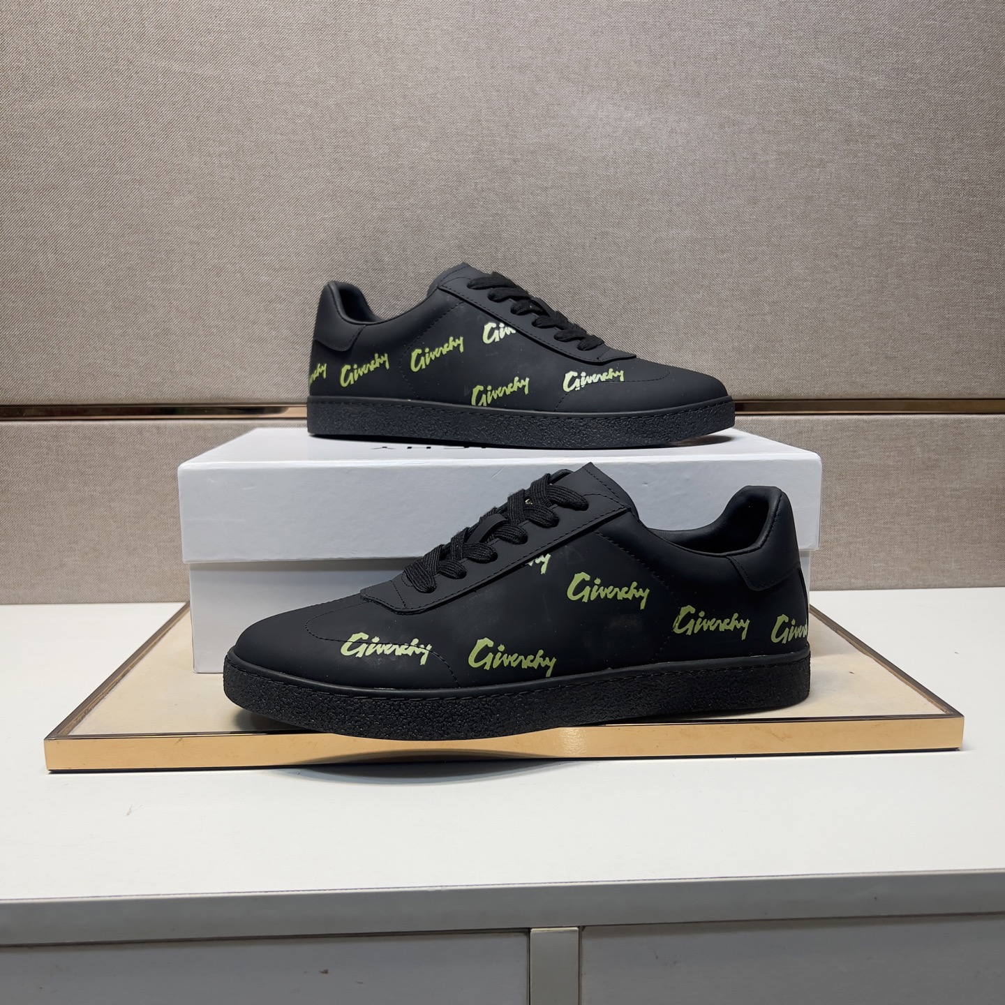 Givenchy Men's Black Leather Sneakers, Sizes 38-44 | Comfortable and Durable 6 i1745340909481 6299 0 4