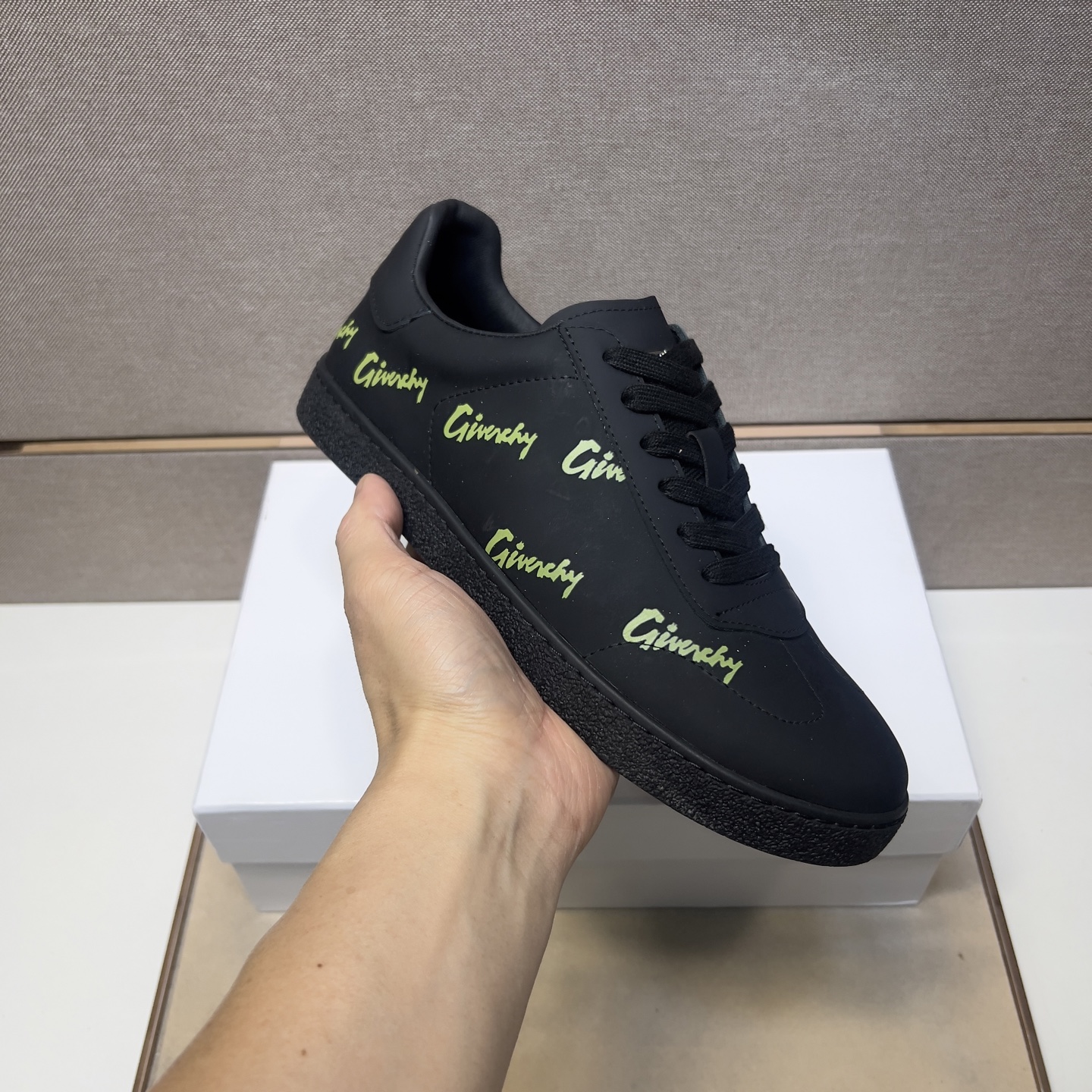 Givenchy Men's Black Leather Sneakers, Sizes 38-44 | Comfortable and Durable 7 i1745340909519 8216 0 5