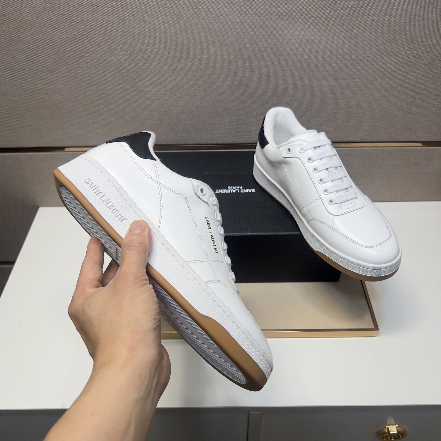 Saint Laurent Men's Leather Sneaker Casual Shoes, Available in Multiple Colors 8 i1745600906818 2986 0 6